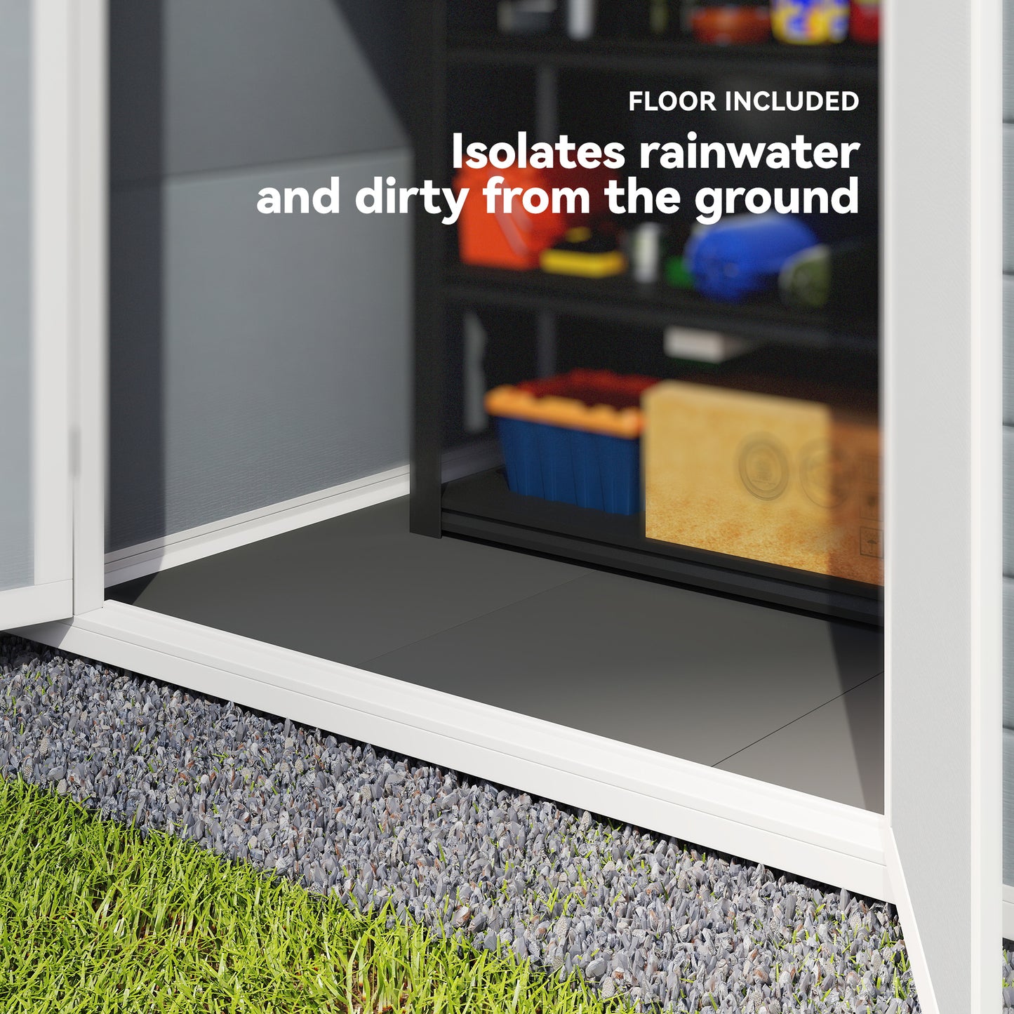 6x4.5ft Garden Storage Shed