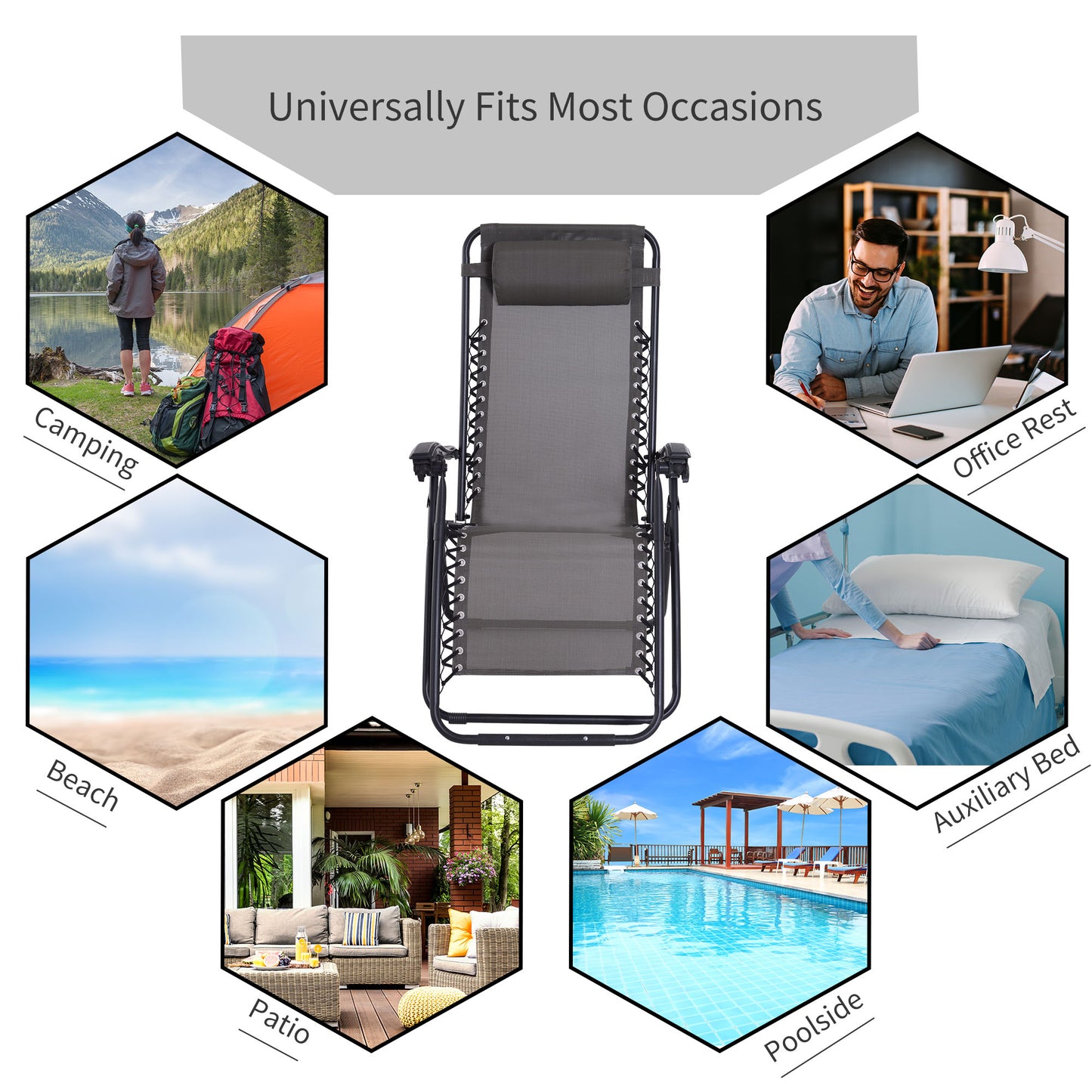 Zero Gravity Chair Set of 2