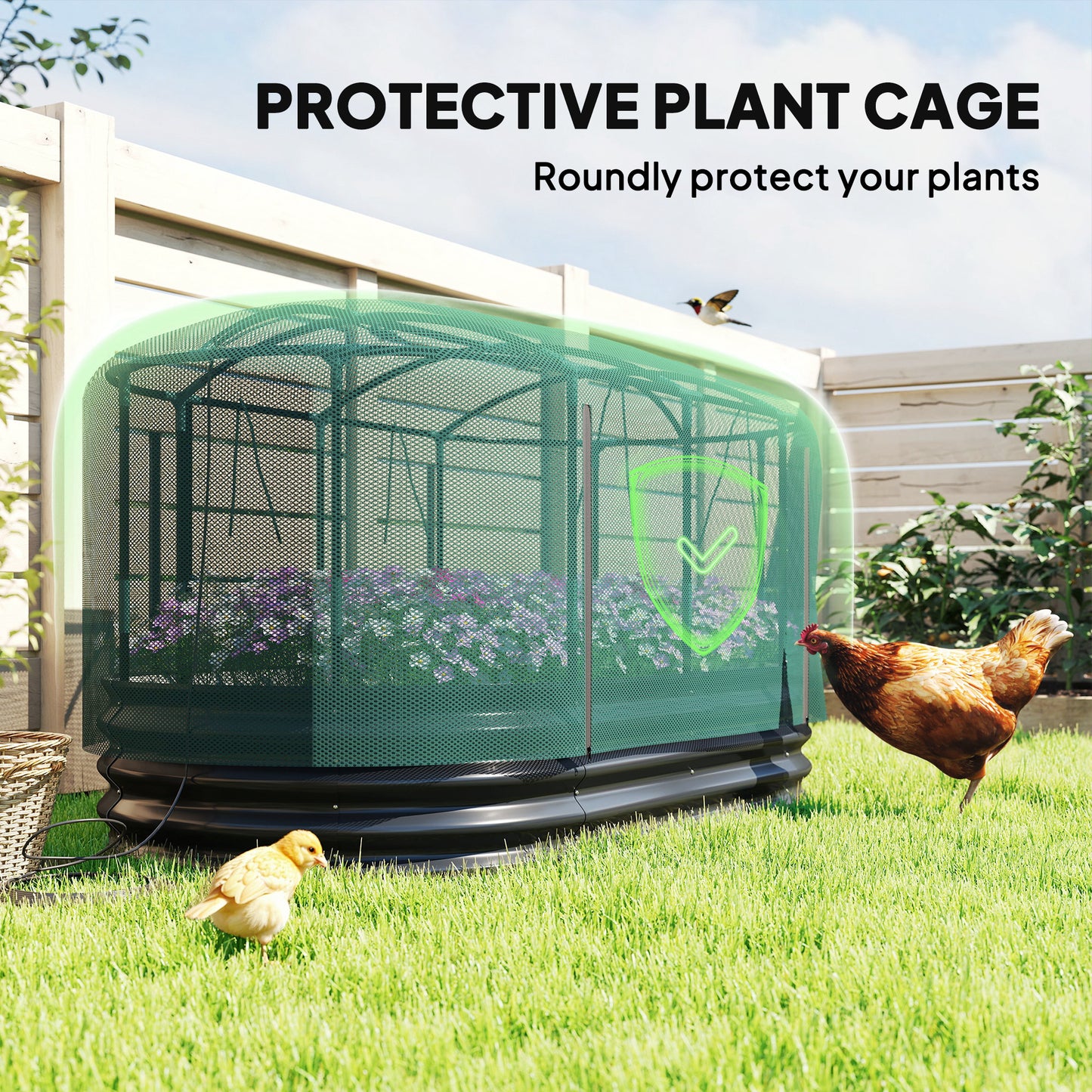 Galvanised Raised Garden Bed Kit with Self Watering System