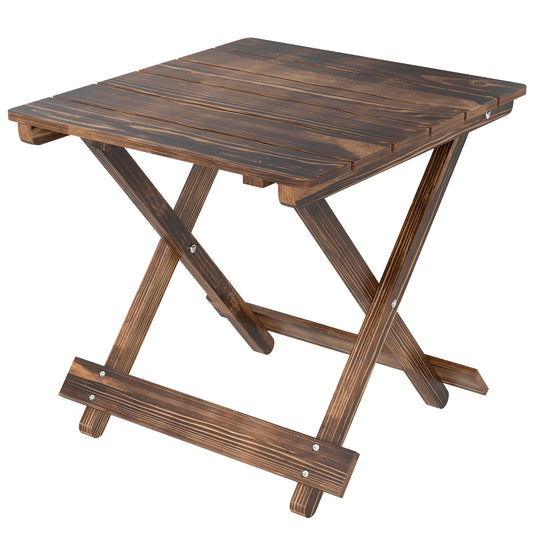 Fir Wood Folding Coffee Table