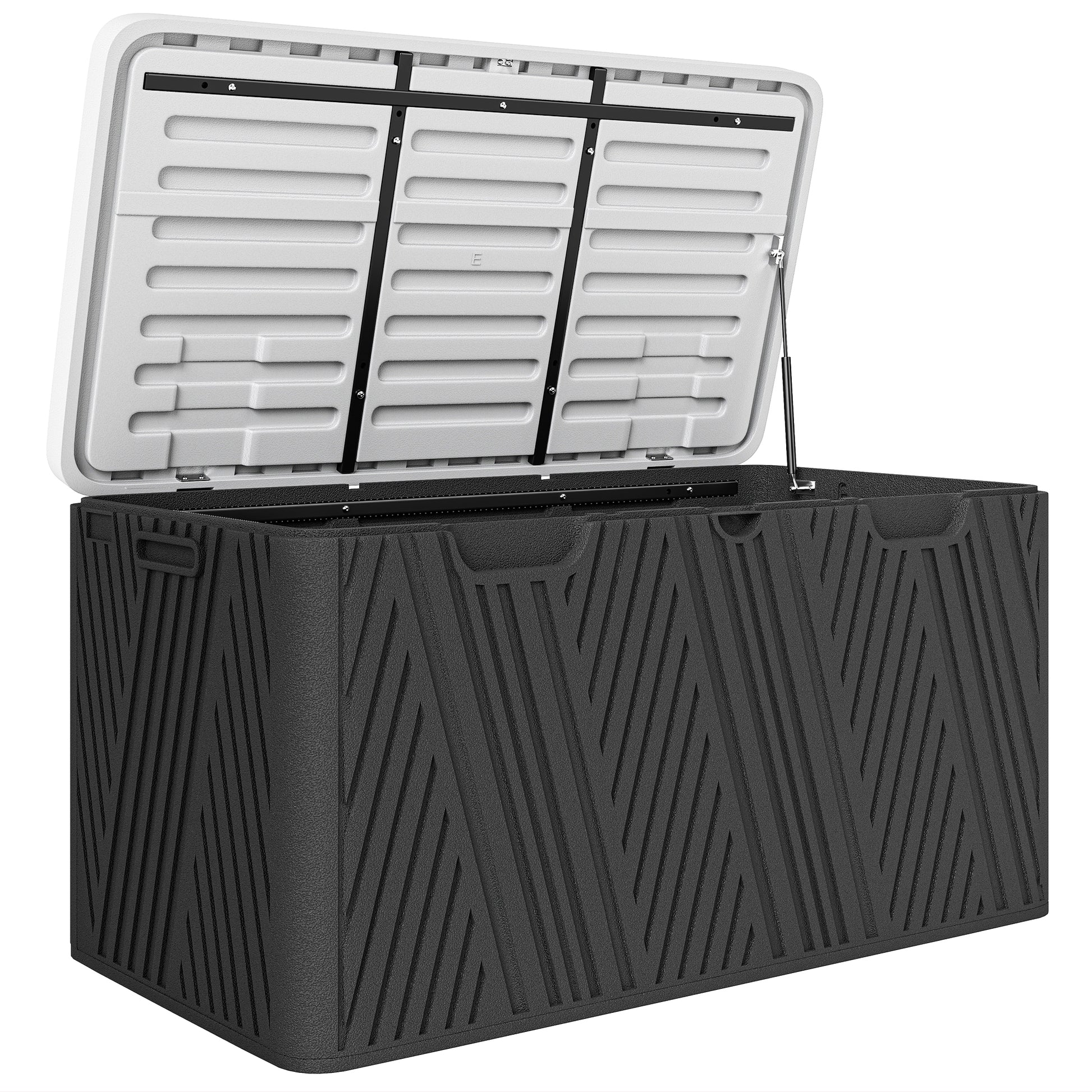 380L Waterproof Outdoor Storage Box, with Lockable Lid