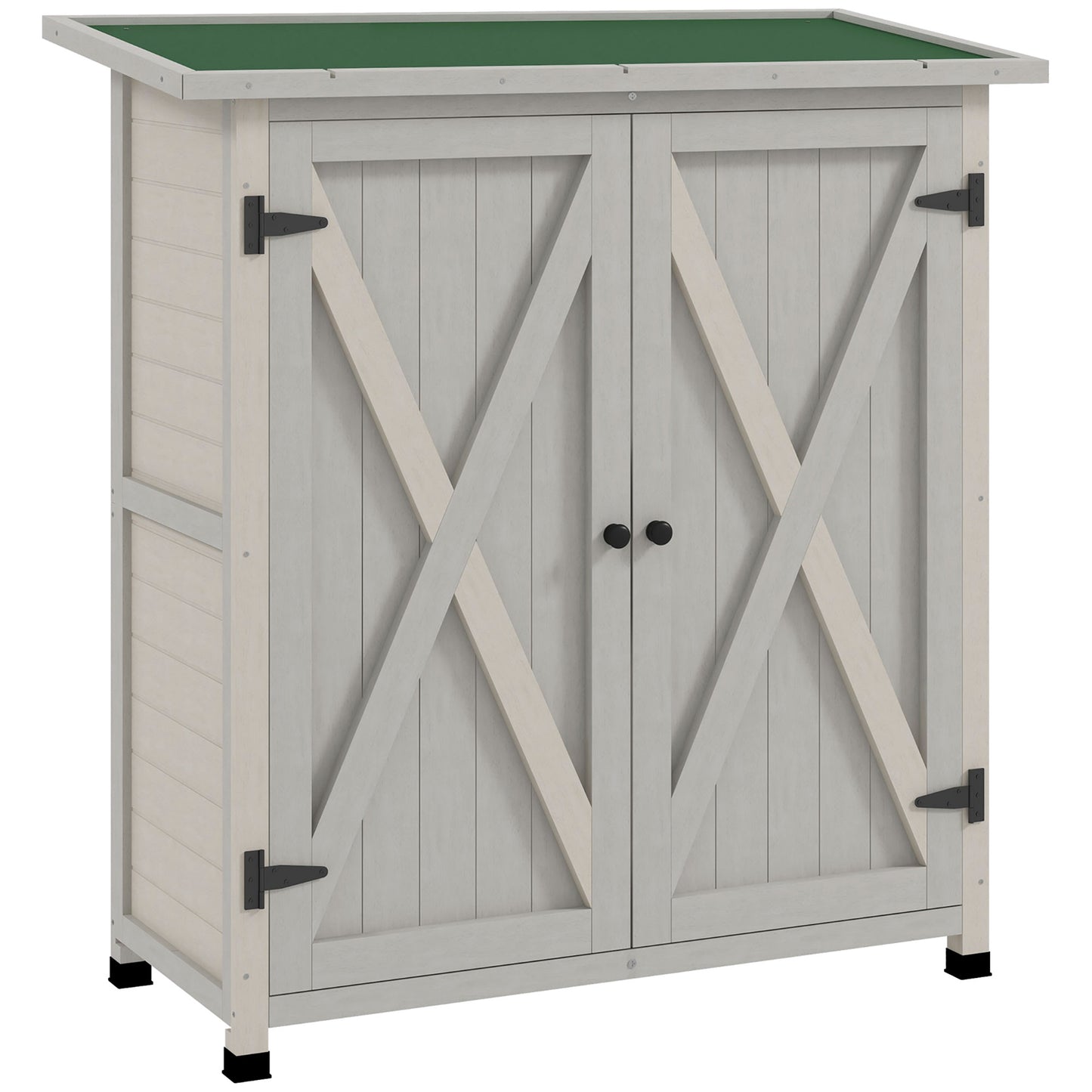 46.5 x 97cm Compact Wooden Storage Shed