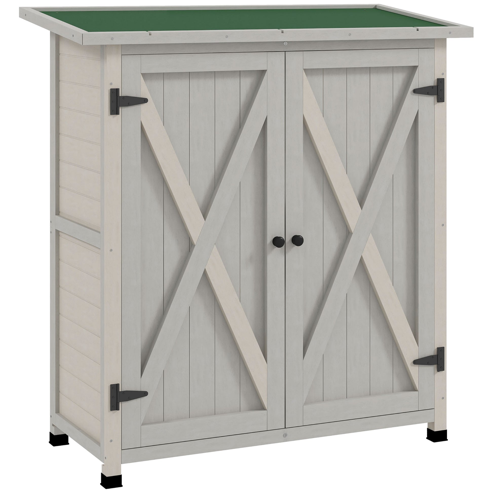 46.5 x 97cm Compact Wooden Storage Shed