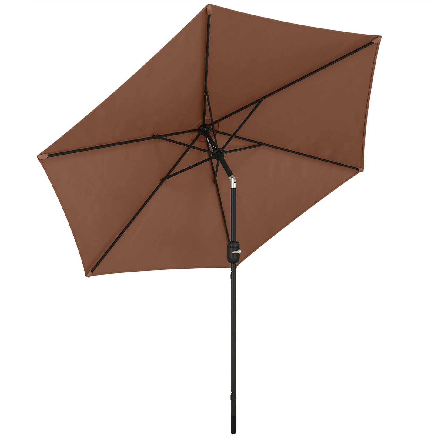 2.6 m Garden Parasol Umbrella with Aluminium Pole (5)