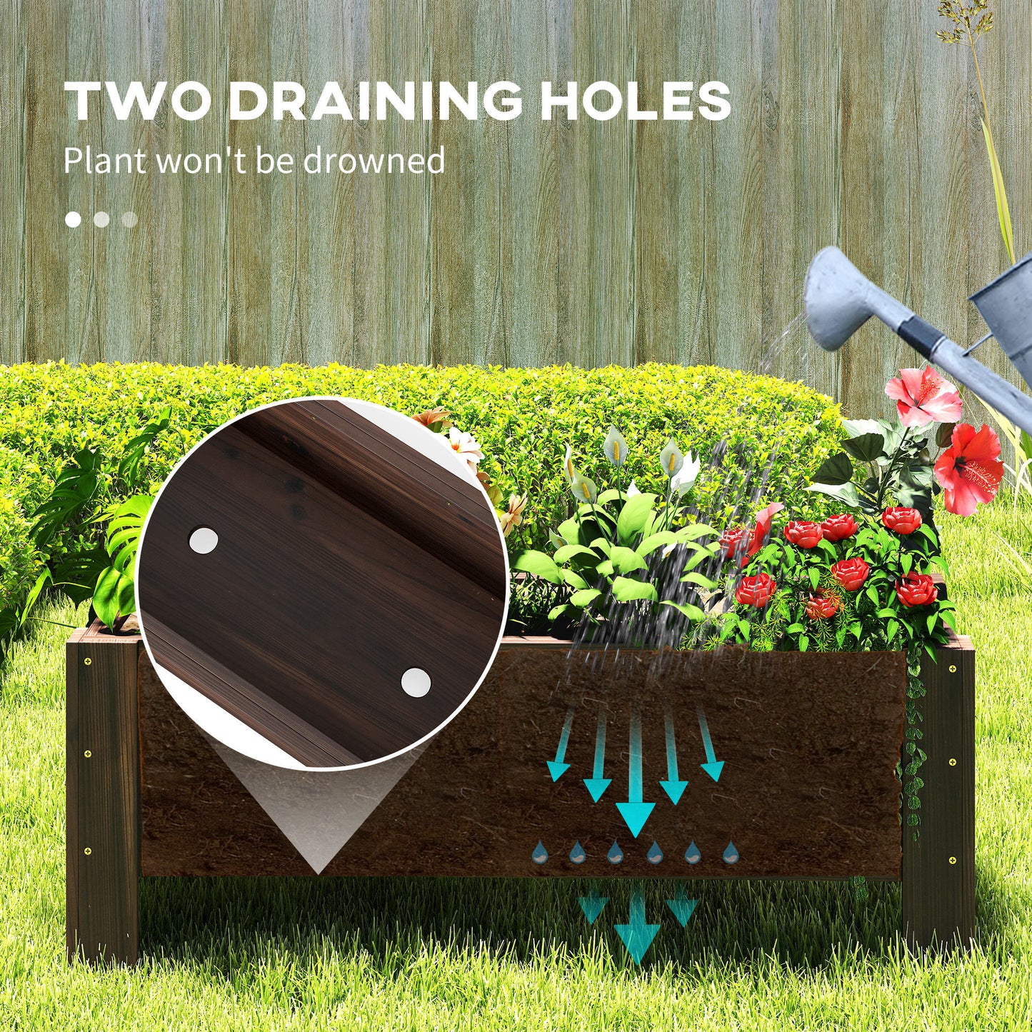 58L Garden Raised Bed Planter Grow Containers