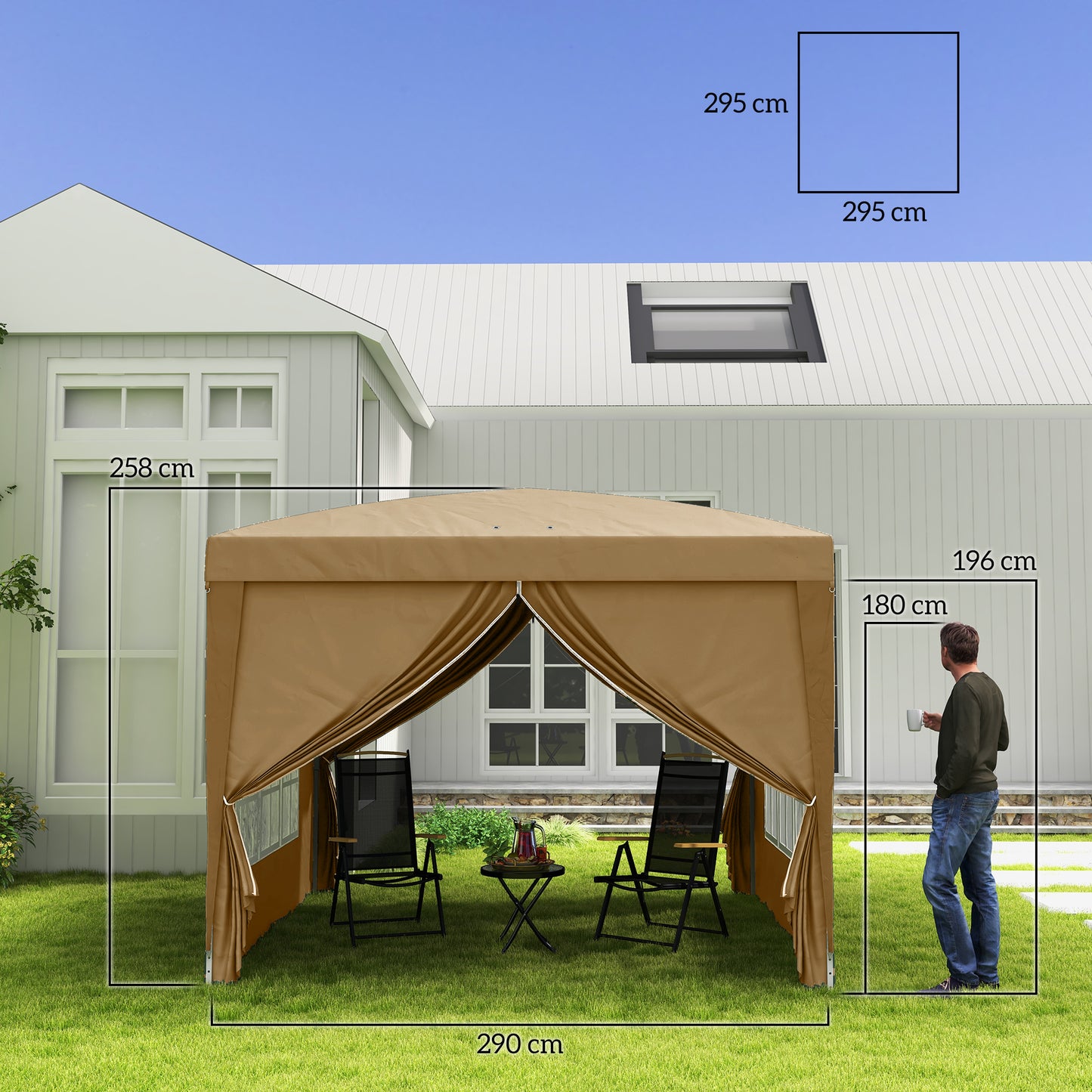 3 x 3(m) Pop Up Gazebo