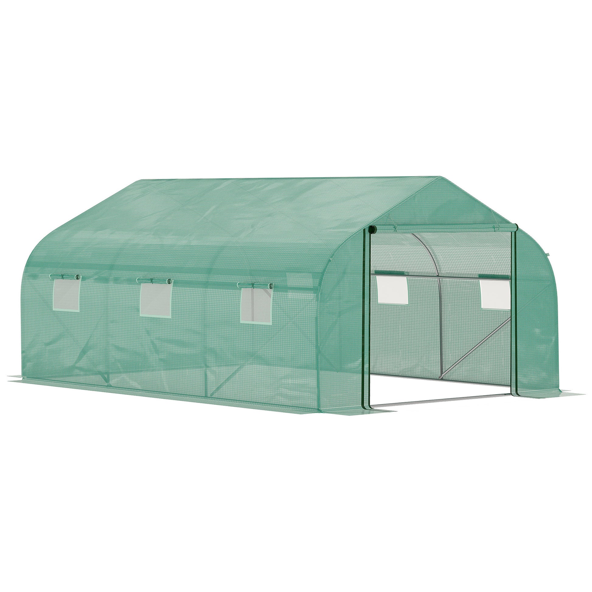 Walk-in Polytunnel Garden Greenhouse (1)