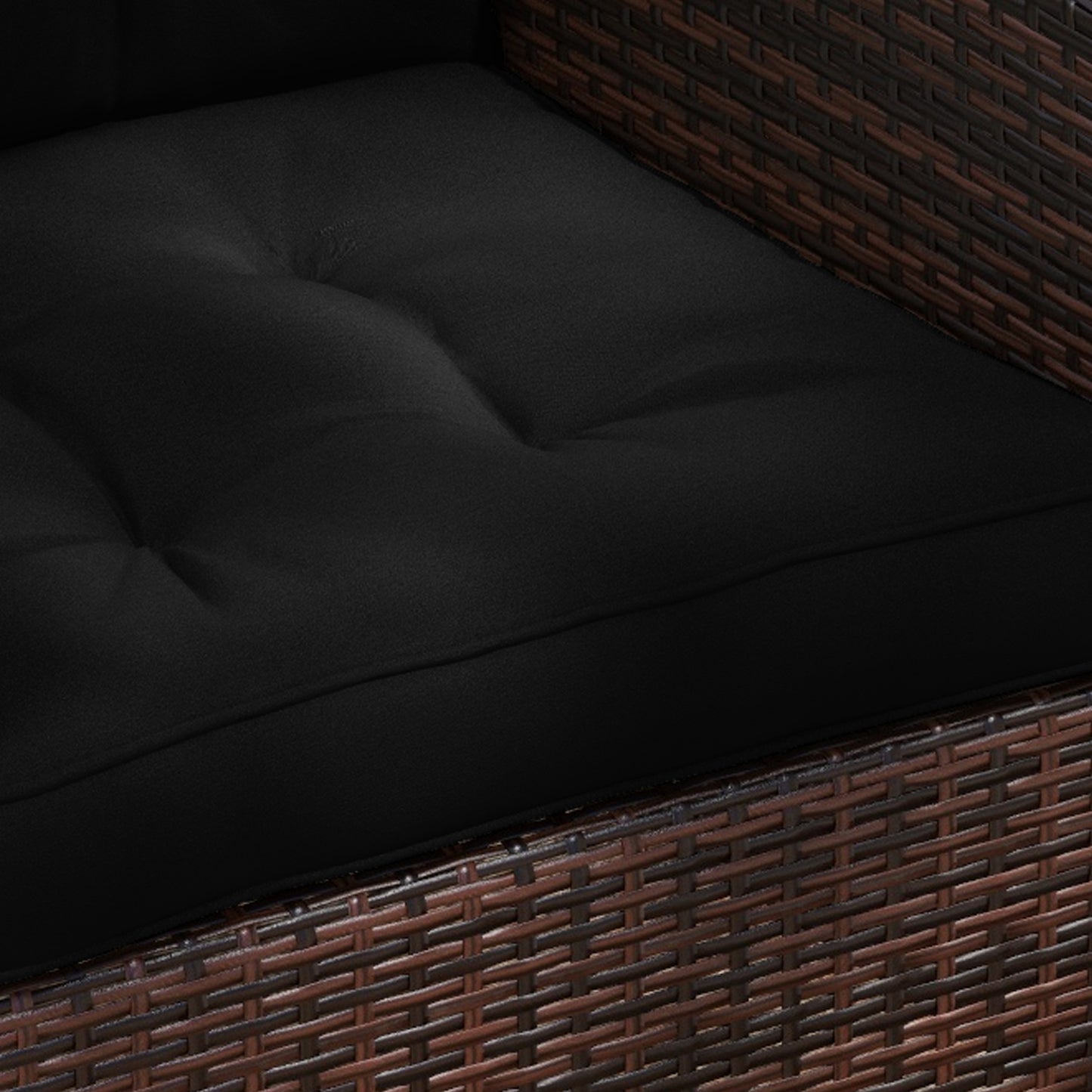 4-Piece Seat Cushions Back Pillows Replacement