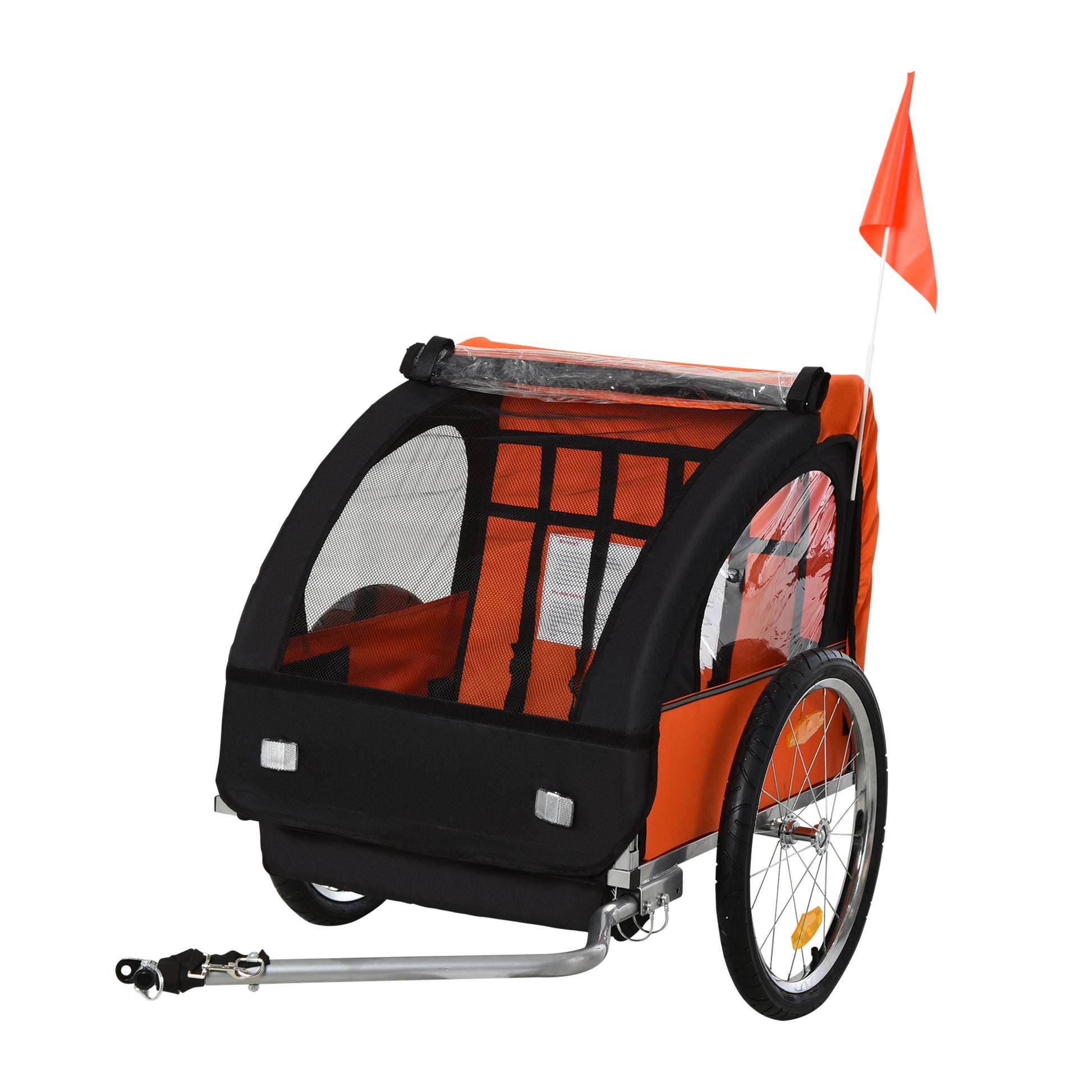 2 Seat Bike Trailer Bicycle wagon (1)