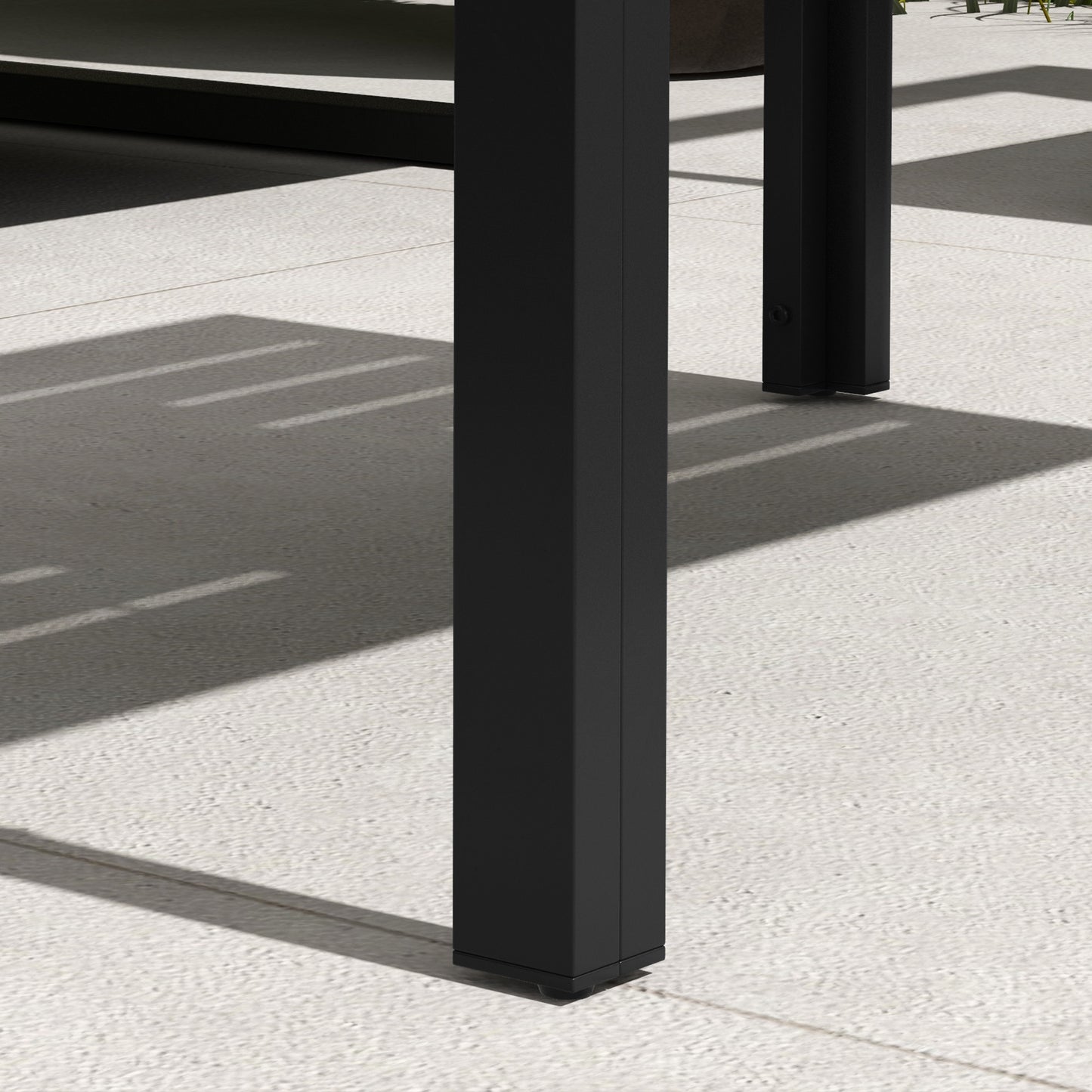 Outdoor Side Table, Rectangular Patio Coffee Side Table