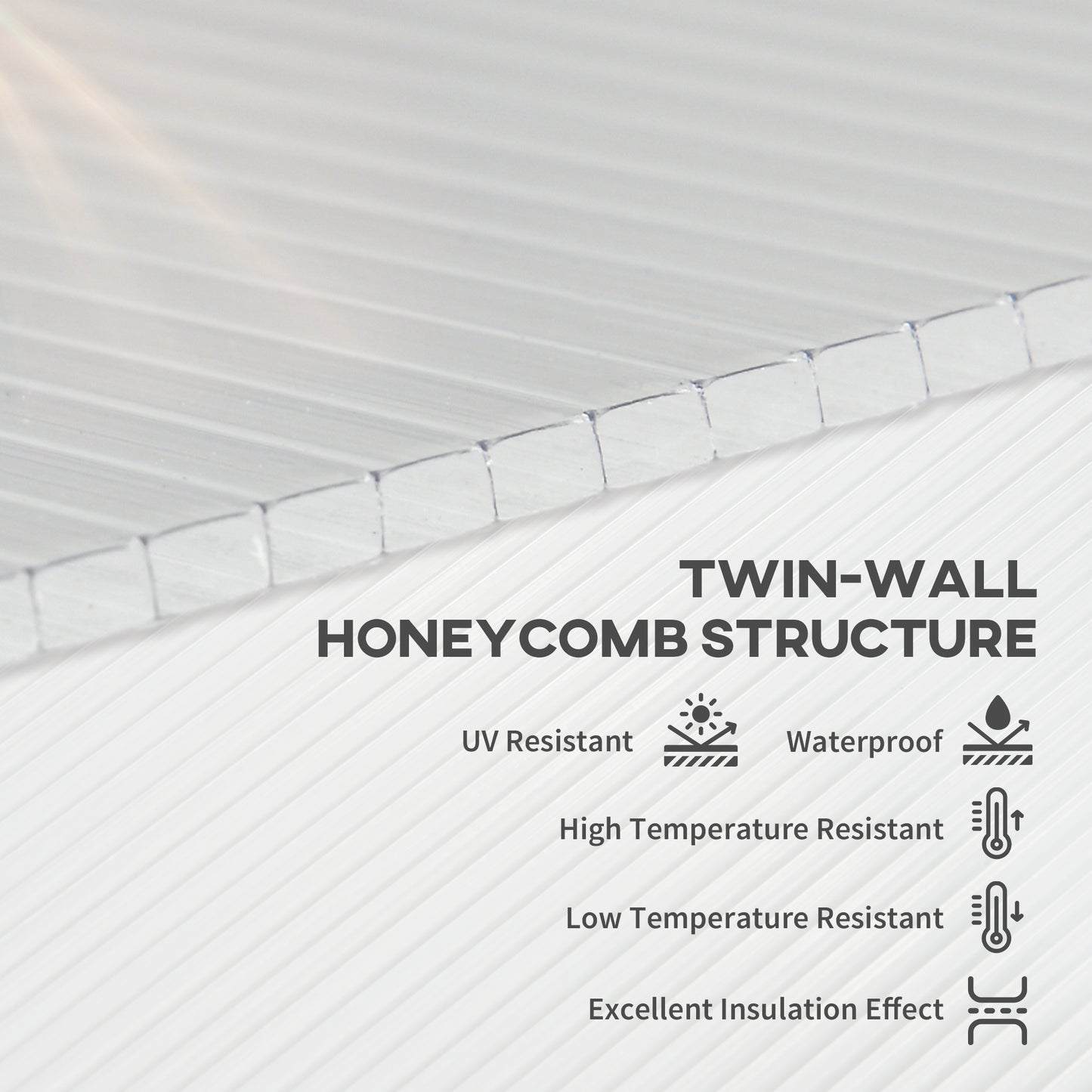 14 Pieces Polycarbonate Sheets