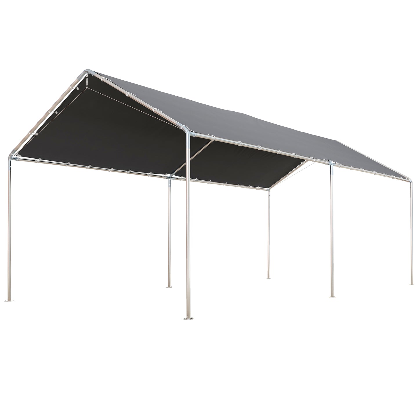 3 x 6m Heavy Duty Carport Garage Car Shelter Galvanized Steel