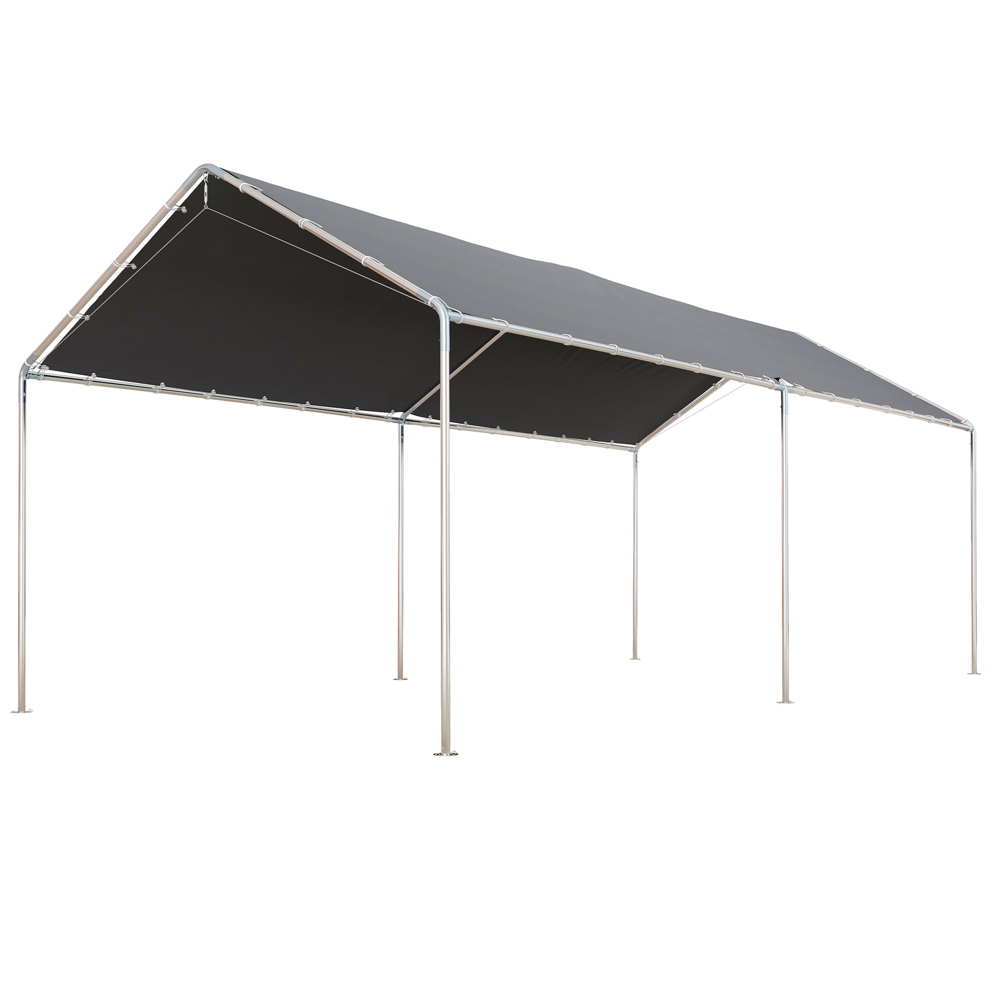3 x 6m Heavy Duty Carport Garage Car Shelter Galvanized Steel