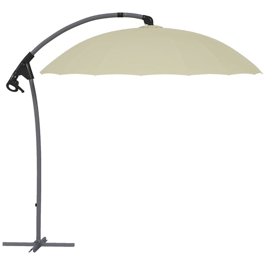 2.7m Cantilever Parasol, with Cross Base