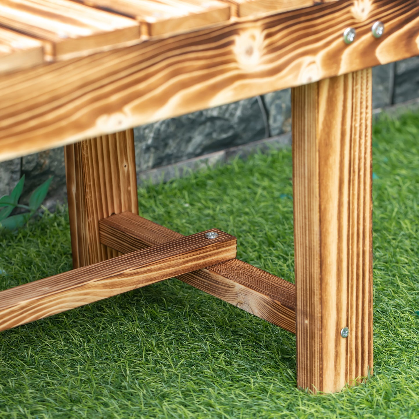 Wooden Garden Benches, 2 Seater Outdoor Benches (1)