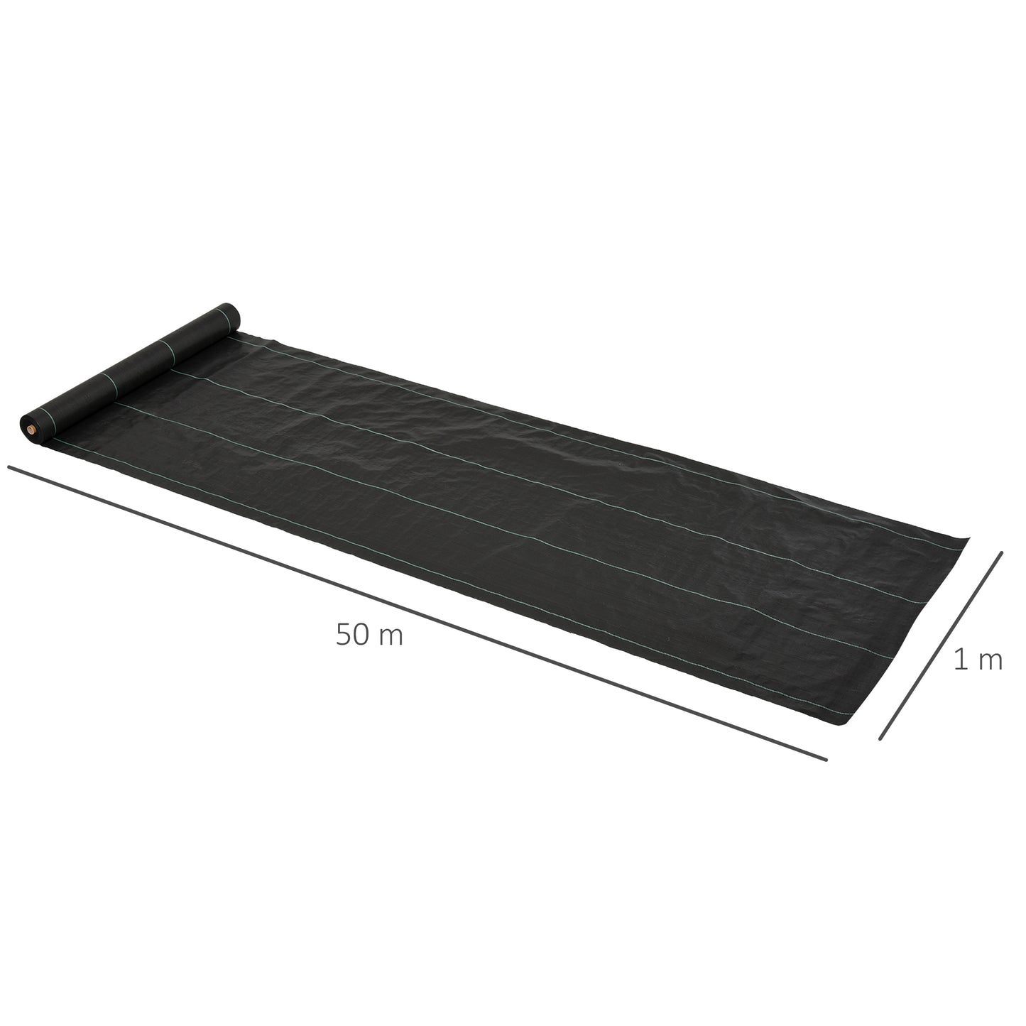 1m x 50m Weed Control Membrane