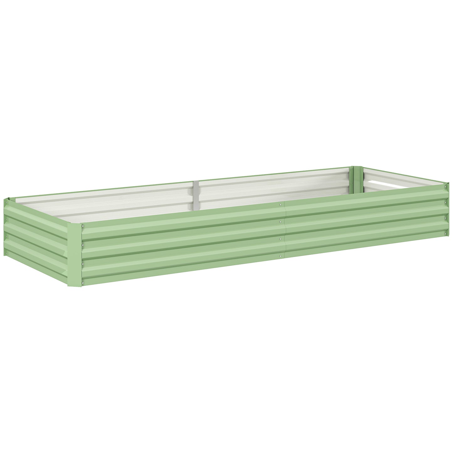 Metal Raised Garden Bed Planter Box Outdoor Planters (2)