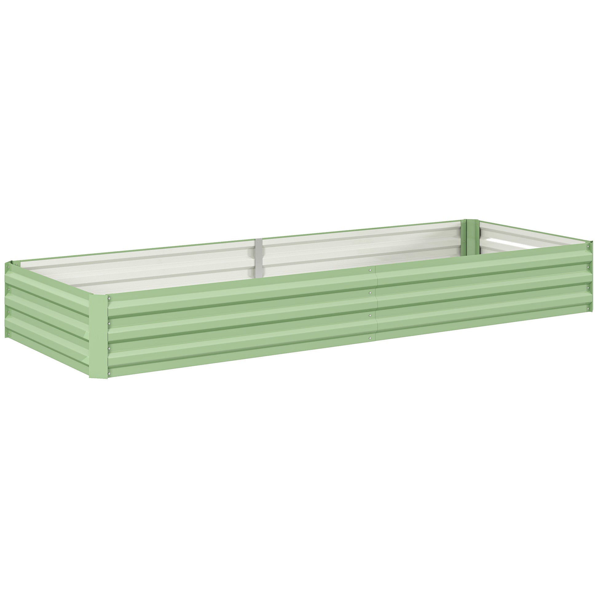 Metal Raised Garden Bed Planter Box Outdoor Planters (2)