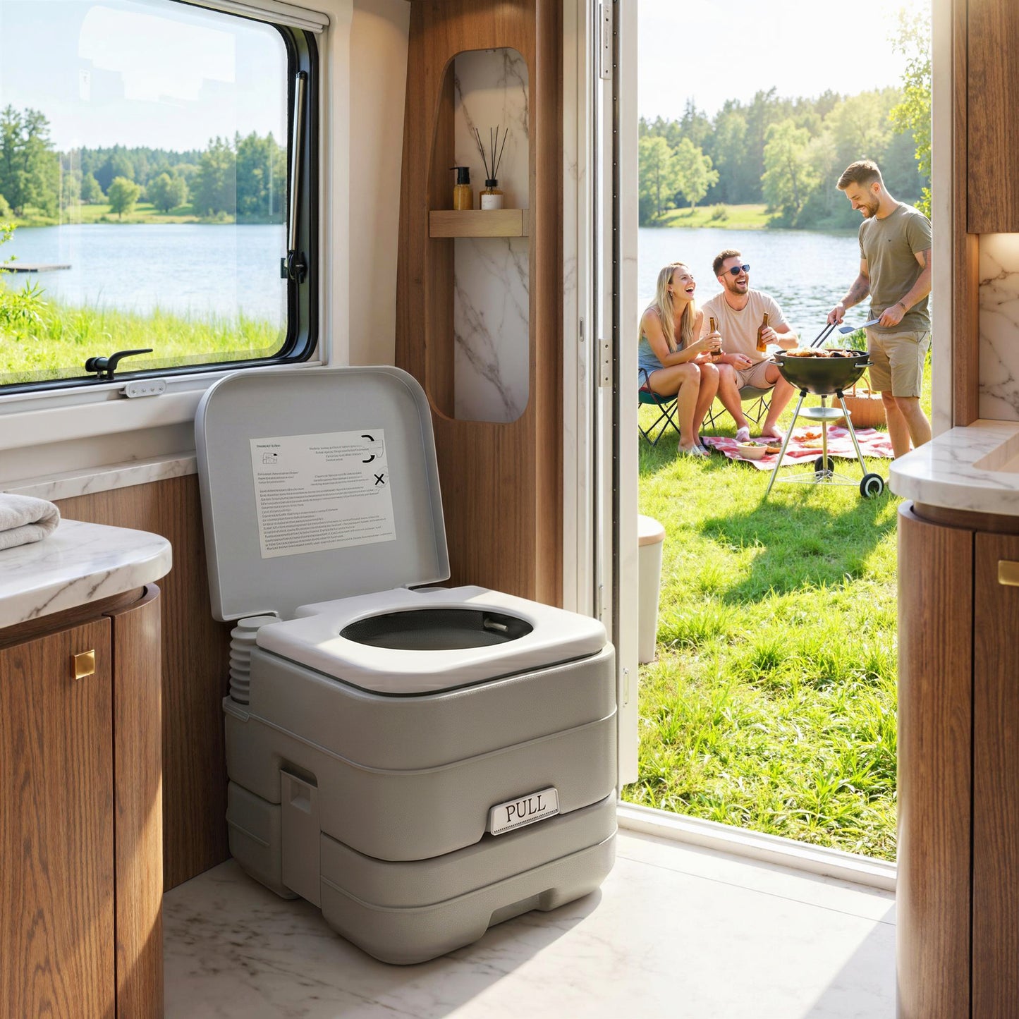 10L Plastic Portable Toilet