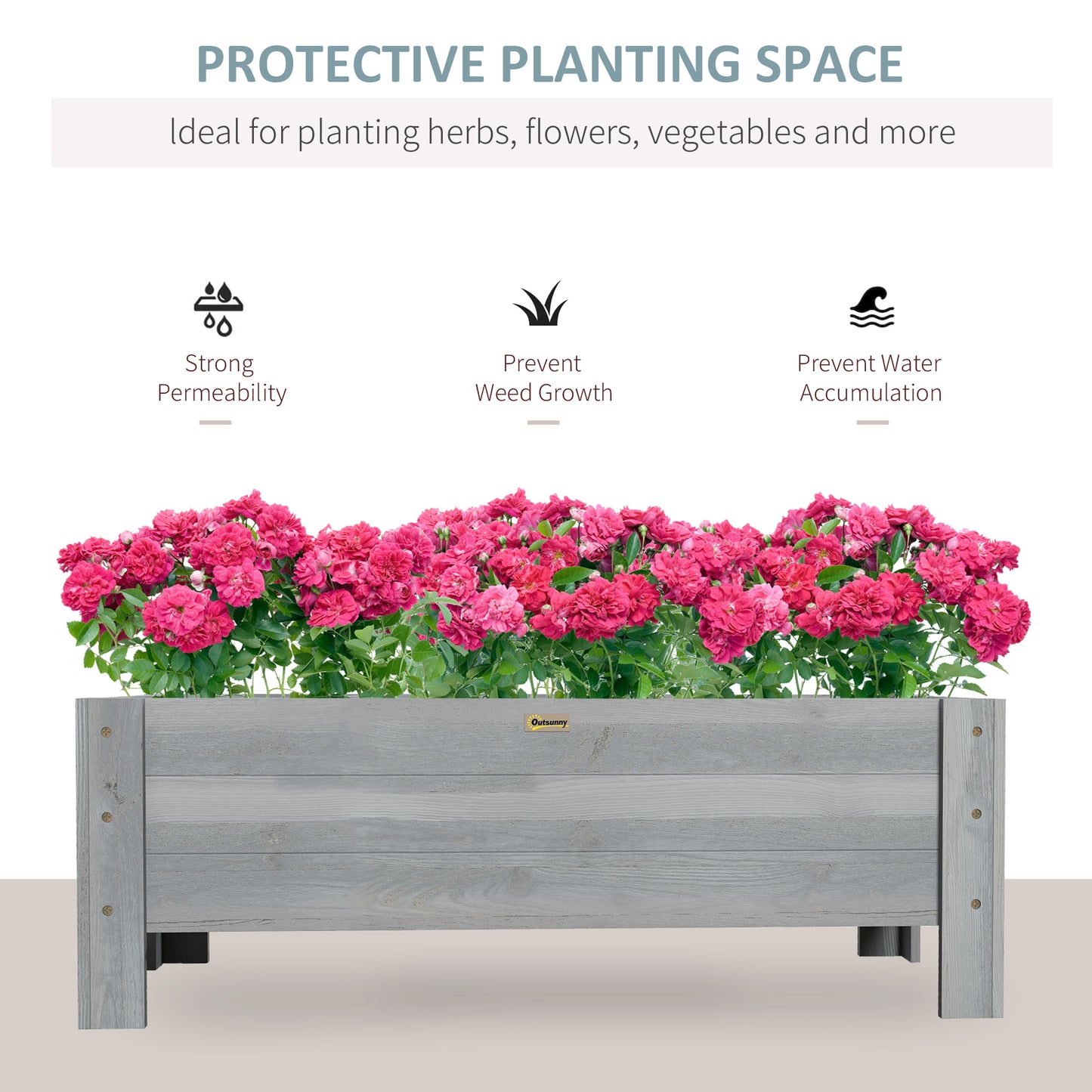 58L Garden Raised Bed Planter Grow Containers (1)