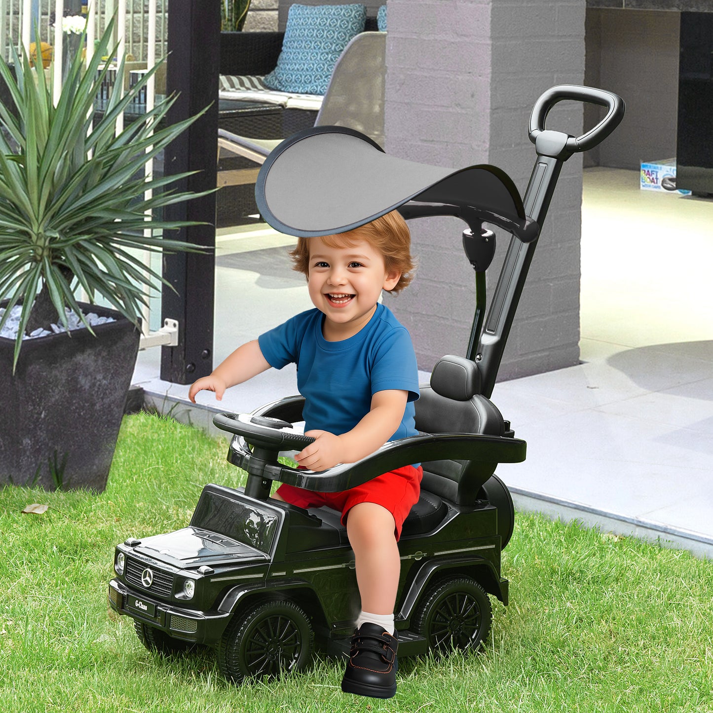 3 in 1 Kids Children Ride on Push Car Toddler Sliding Car G350