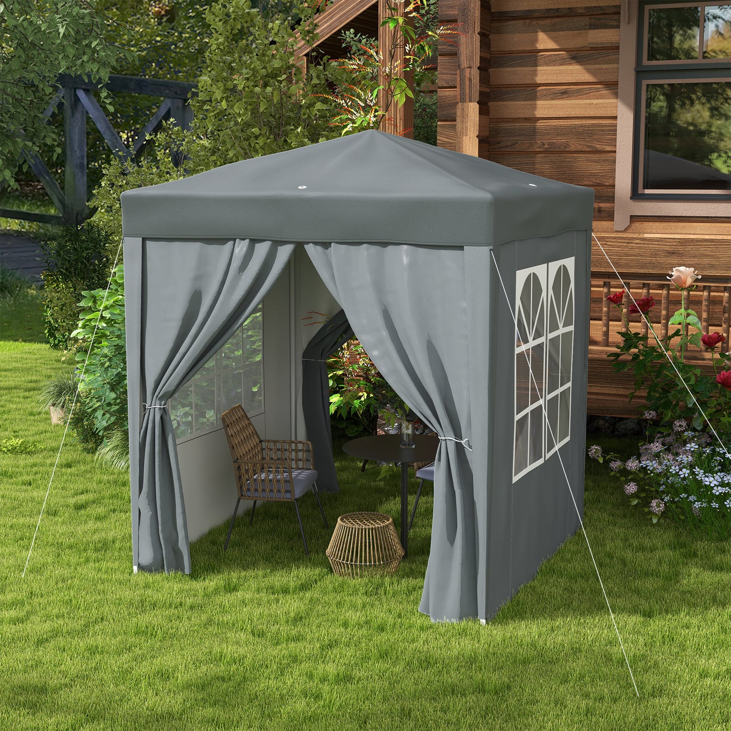 Garden Pop Up Gazebo Marquee Party Tent Canopy