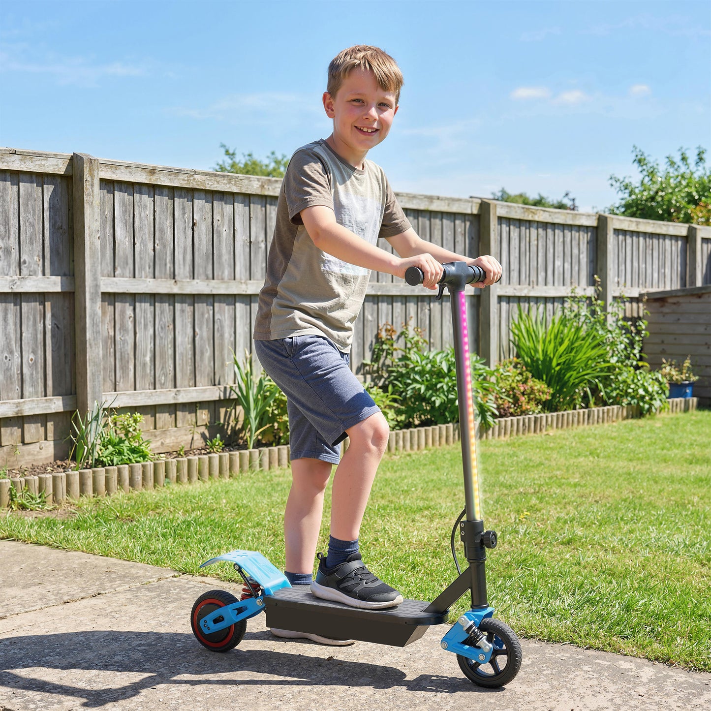 Foldable Kids Electric Scooter with LCD Display