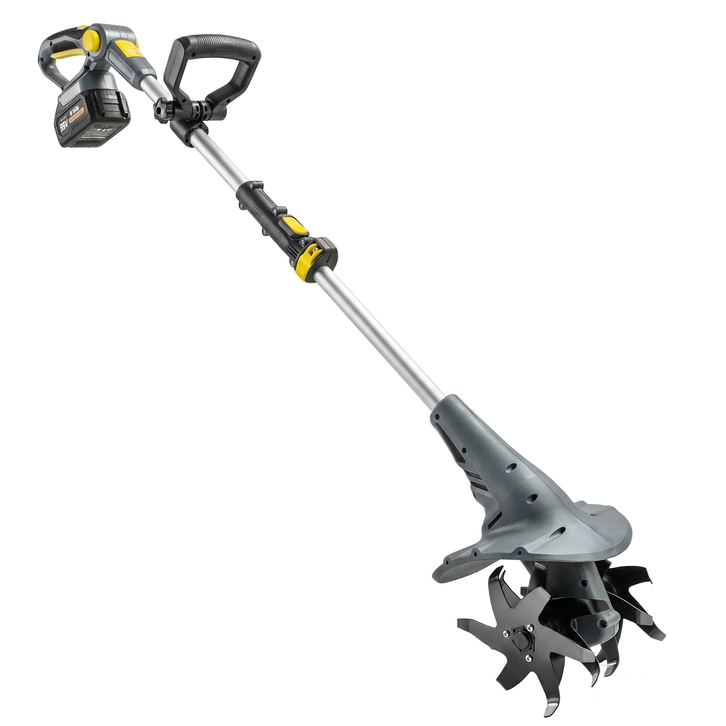 Cordless Tiller, 18V Electric Garden Rotavator