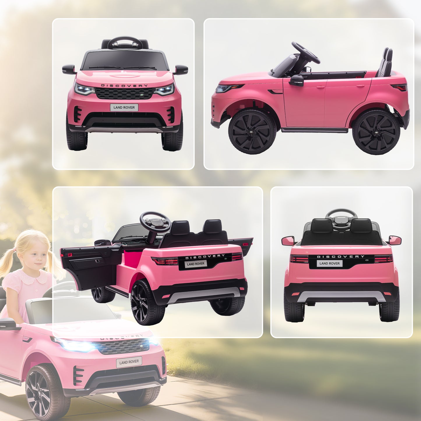 Land Rover Discovery Licensed 12V Kids Electric Car with Remote