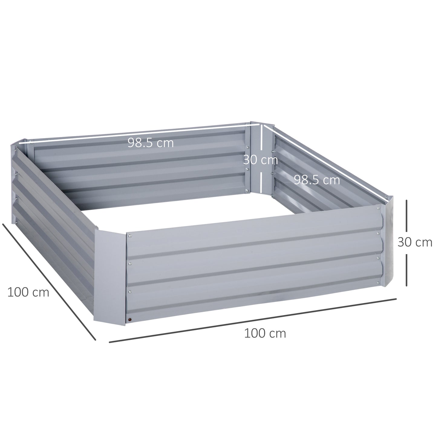 Set of 2 291L Raised Garden Bed