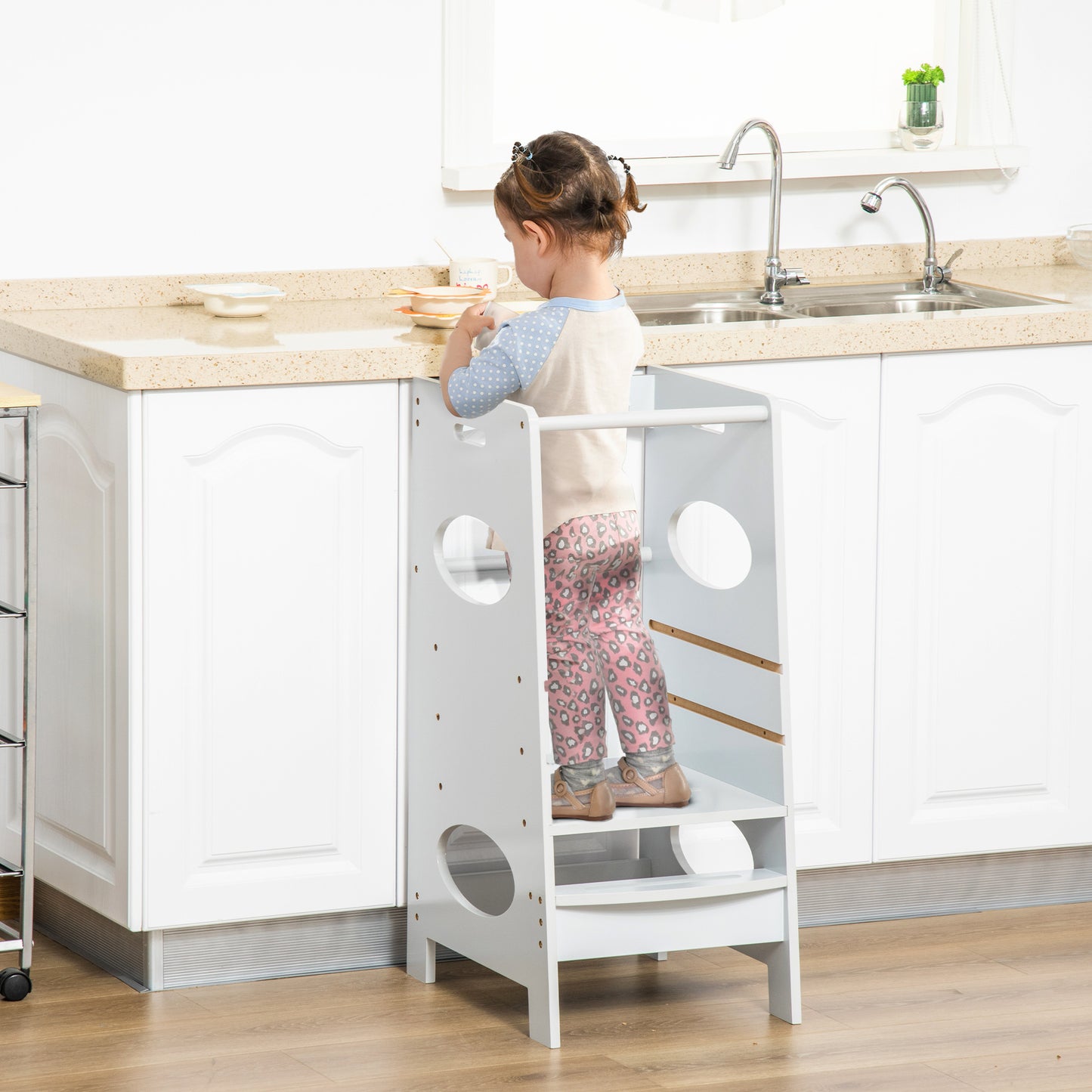 Kids Step Stool Toddler Kitchen Stool Tower