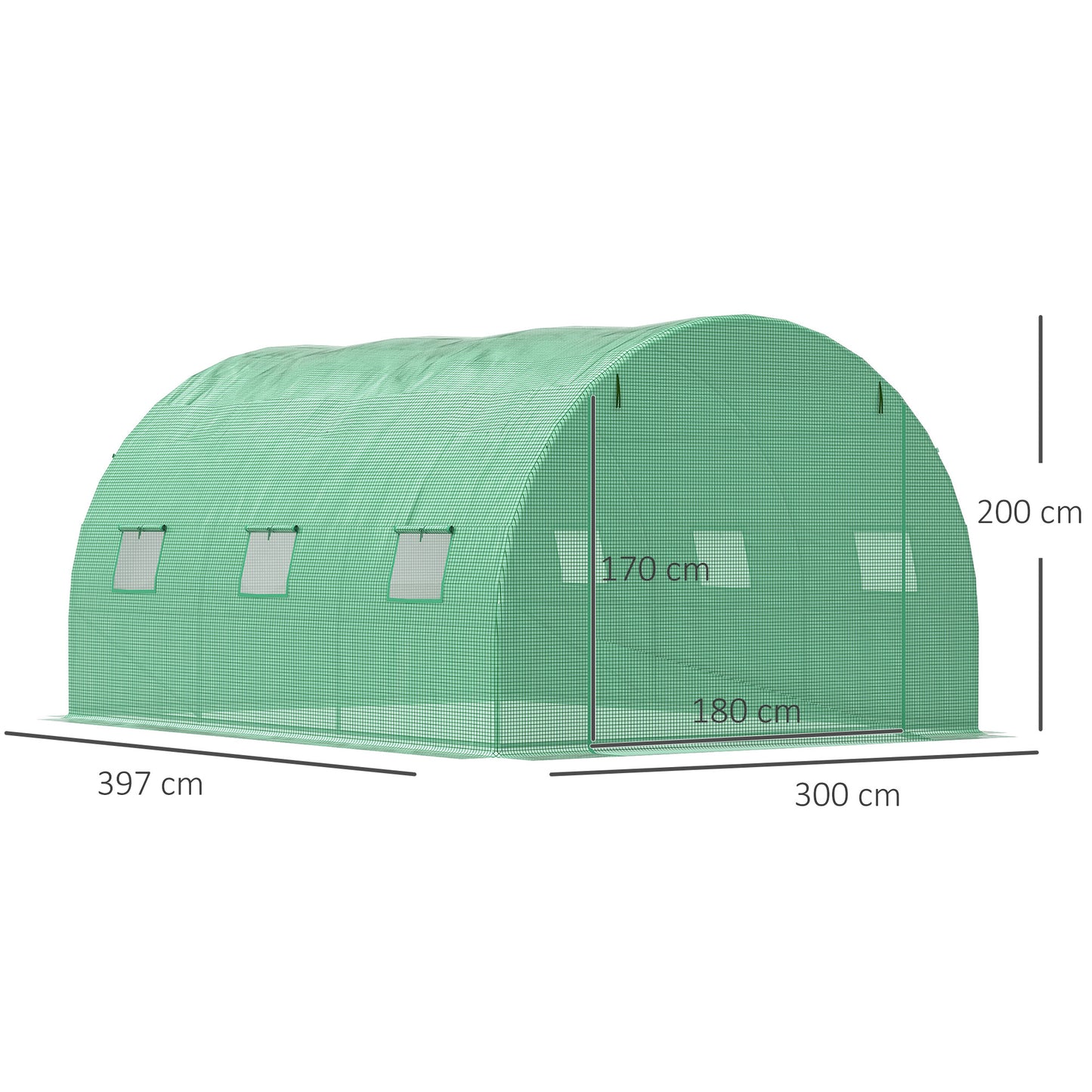 Walk-in Polytunnel Greenhouse (4)