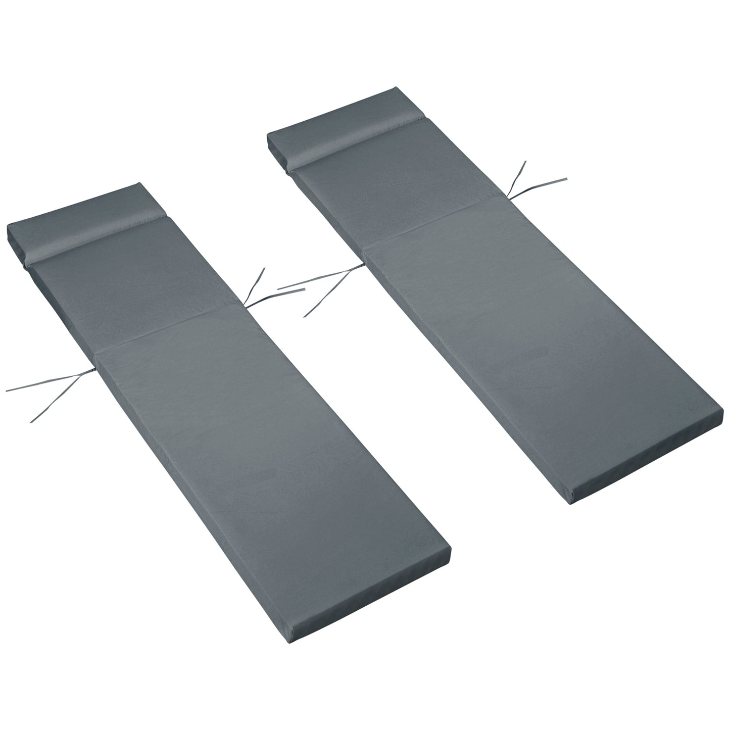 Set of 2 Sun Lounger Cushions
