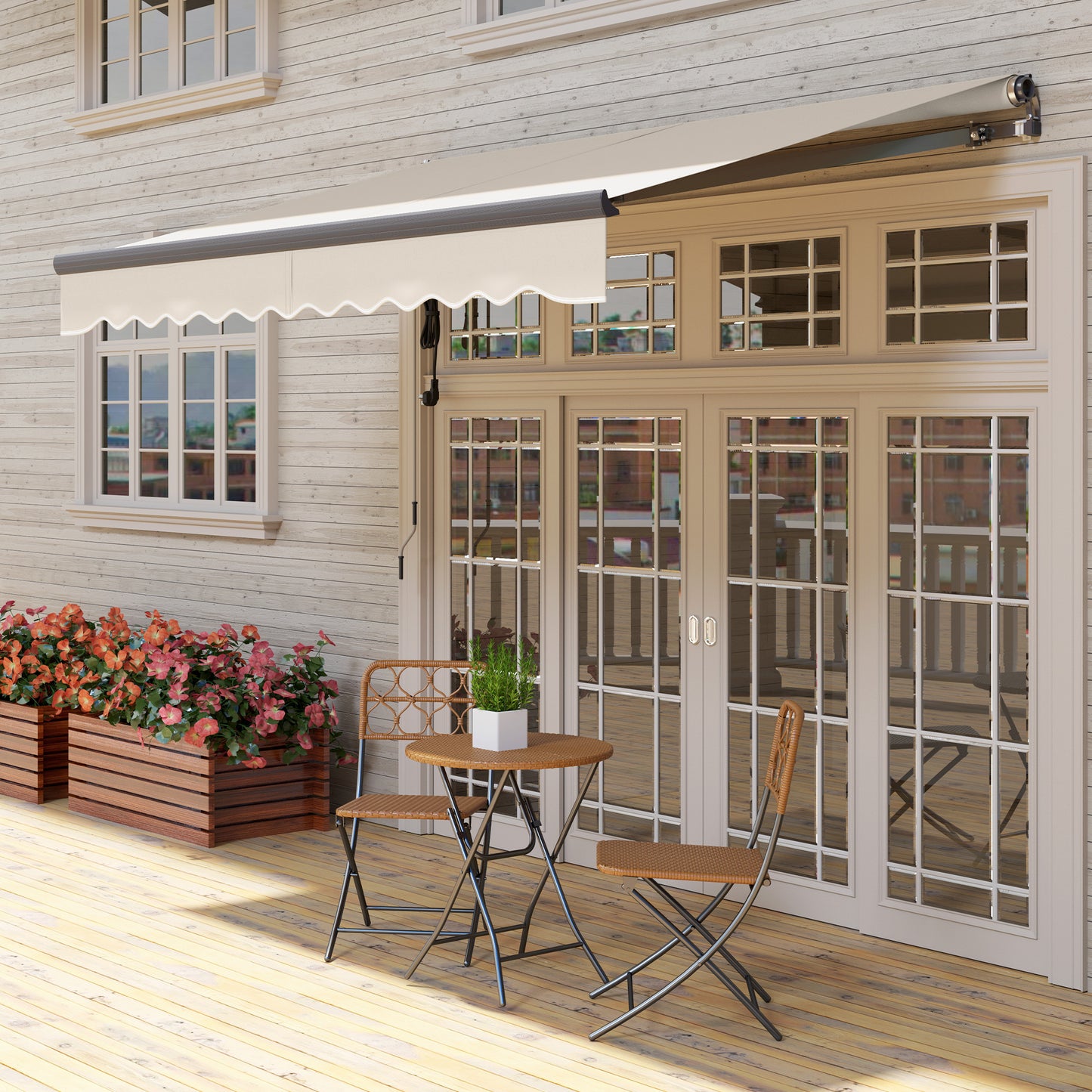 2.5 x 2m Electric Awning with Remote Controller (1)