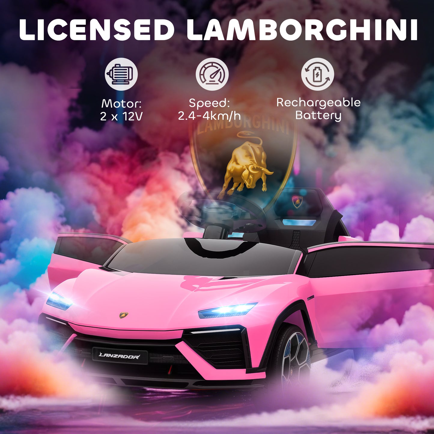 12V Licensed Lamborghini Electric Cars for Kids
