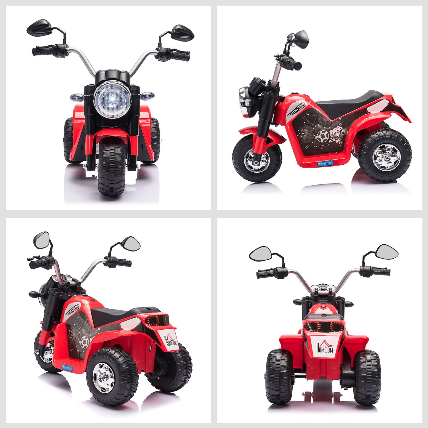 6V Kids Electric Motorbike 3 Wheels Ride On Toy