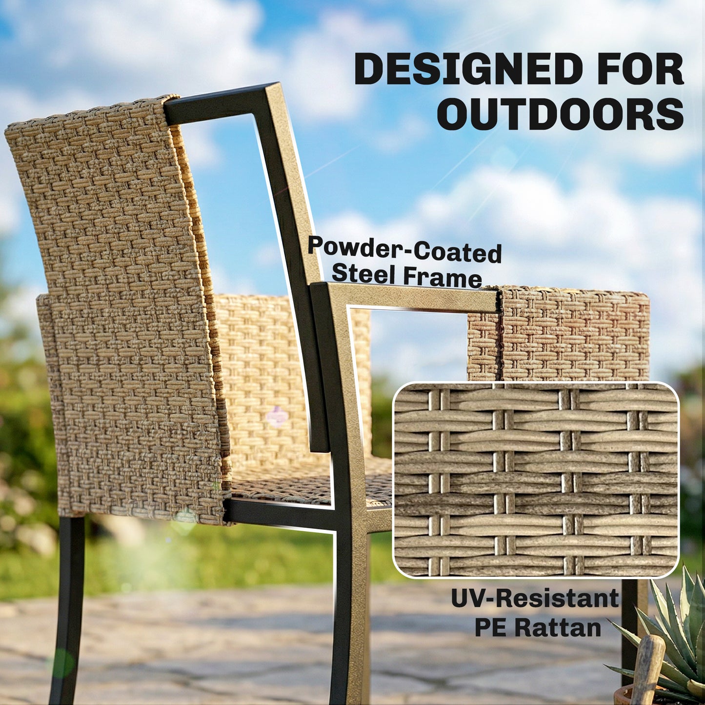 7 Piece Rattan Garden Furniture Set (1)