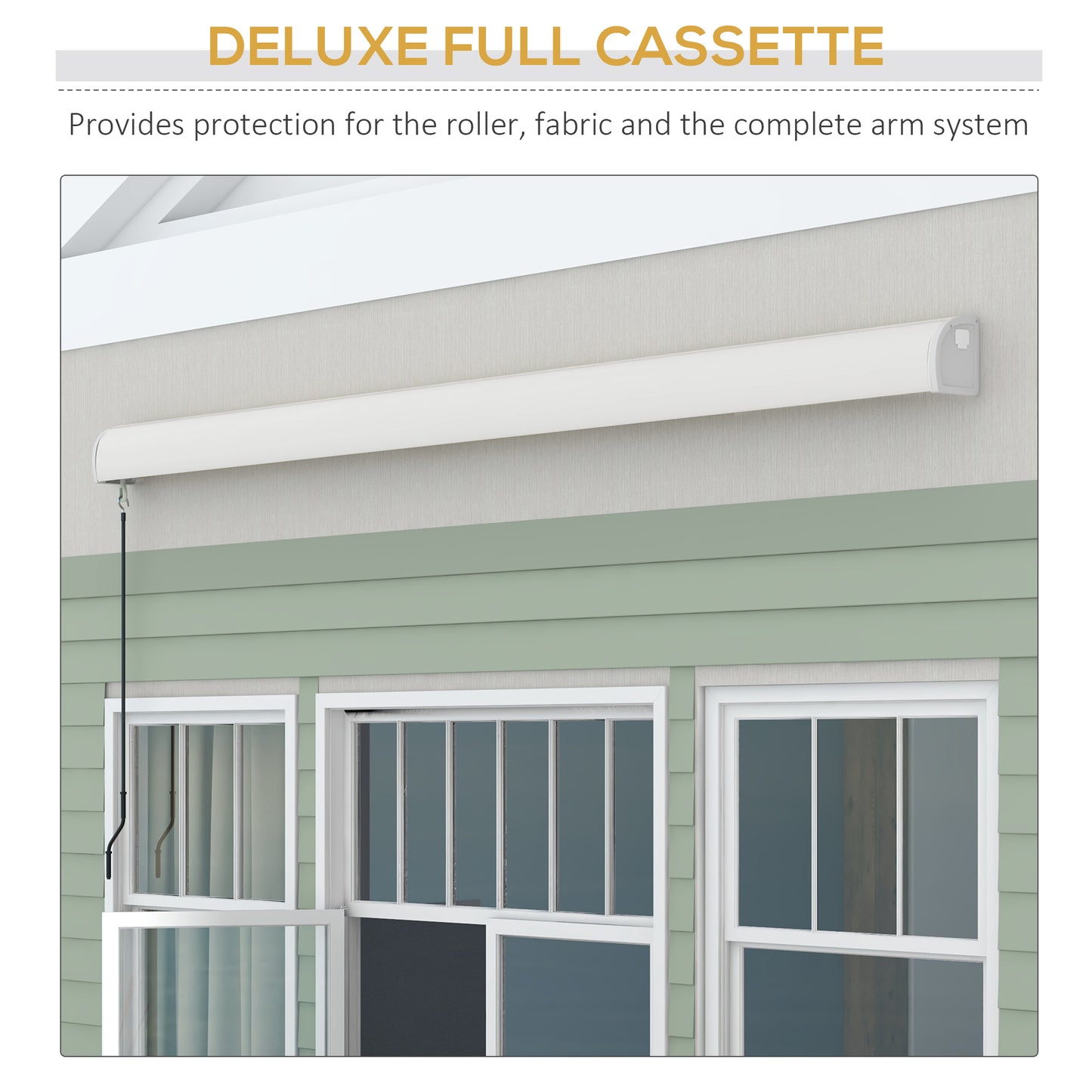 4 x 3(m) Electric Retractable Awning with Remote Controller