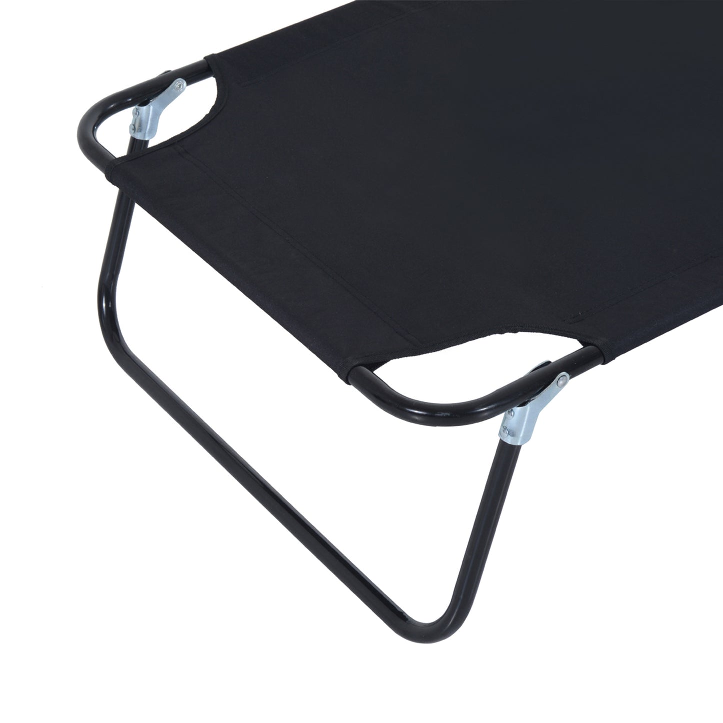 Outdoor Folding Sun Lounger with Face Hole