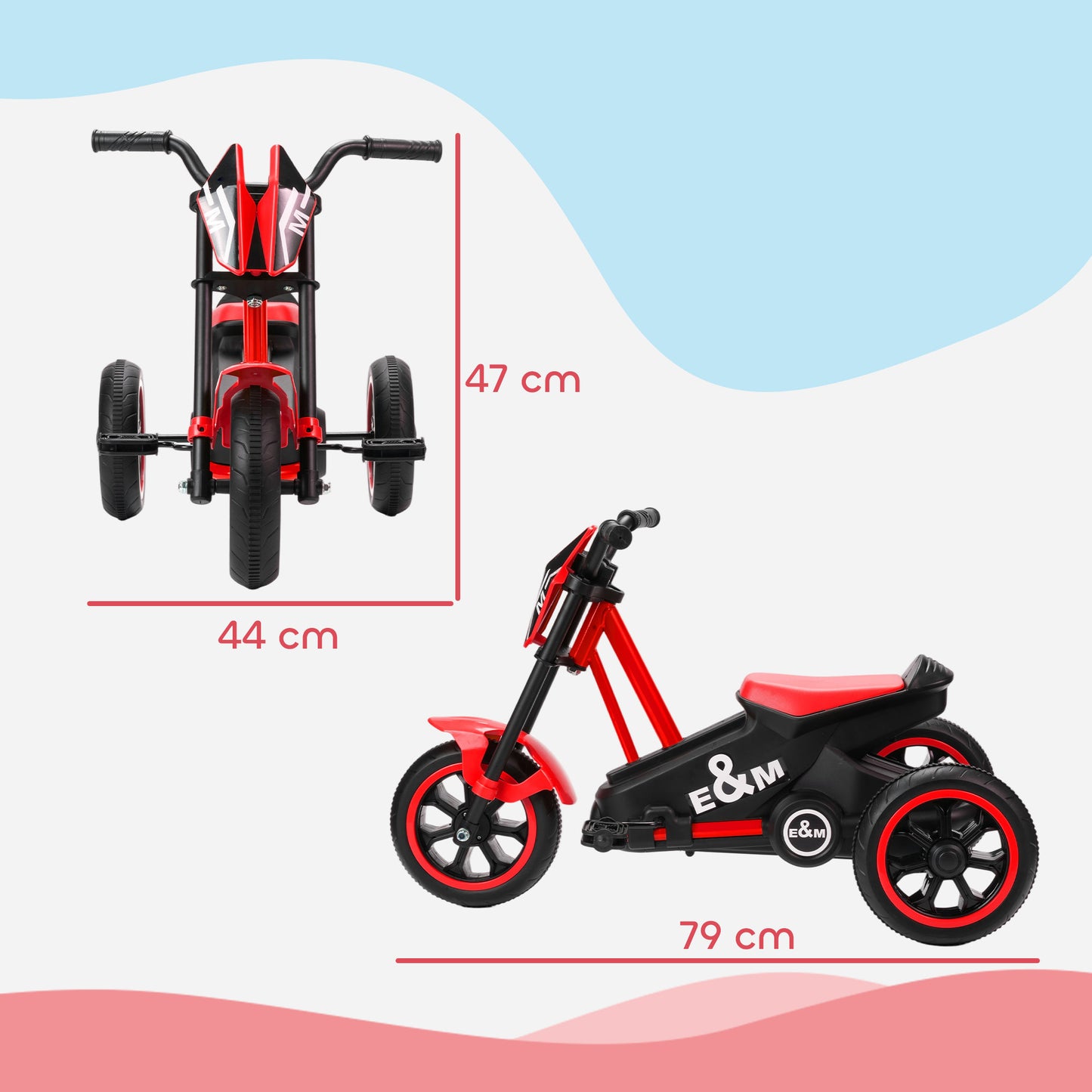 Kids Tricycle Baby Trike, Kids Trike with Pedal