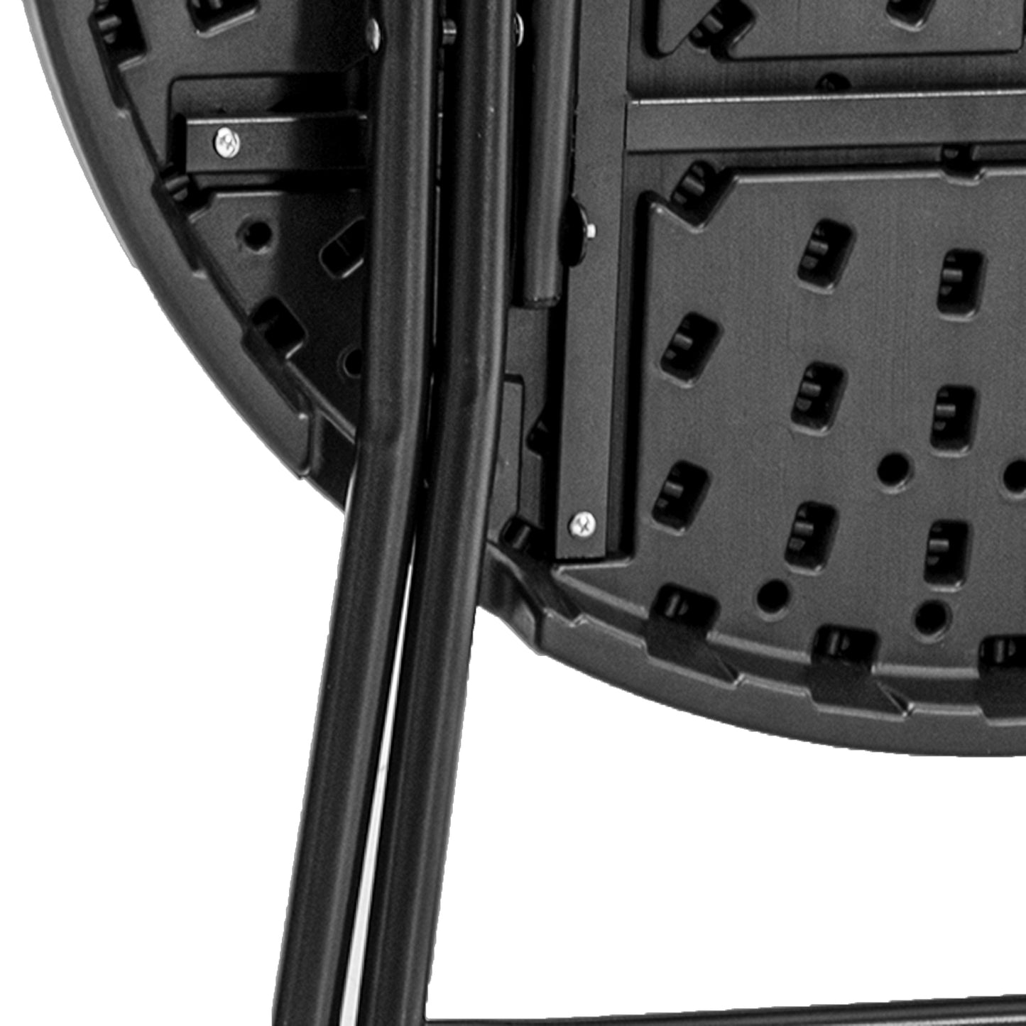 Foldable Round Garden Table for 4