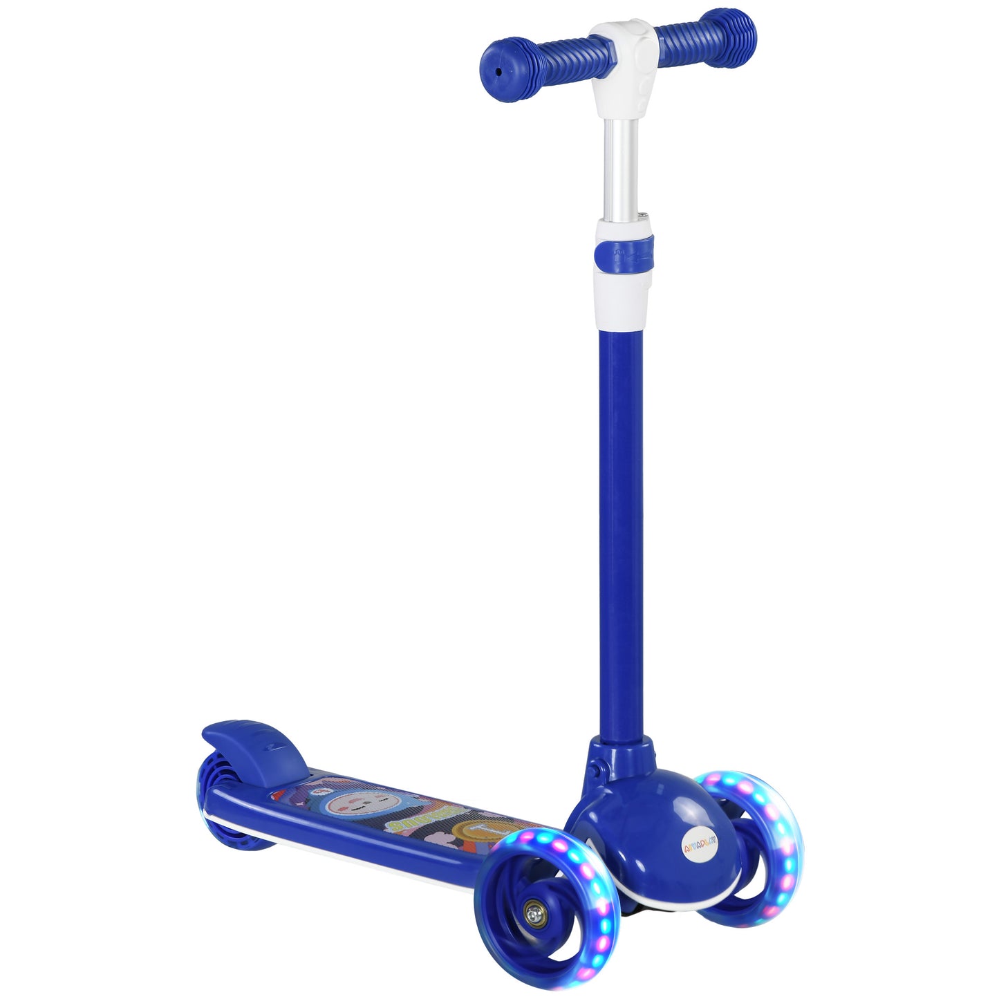 Kids 3 Wheel Scooter for 2-6 Years Old w/ Adjustable Height