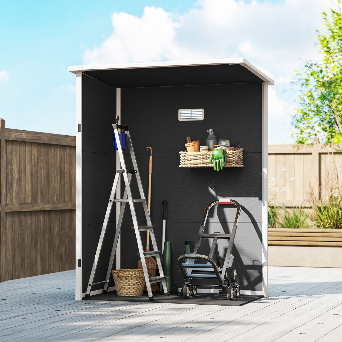 5' x 3' Garden Shed with Floor