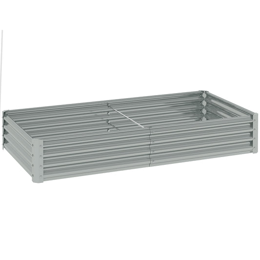 180 x 90cm Galvanised Steel Open Planter