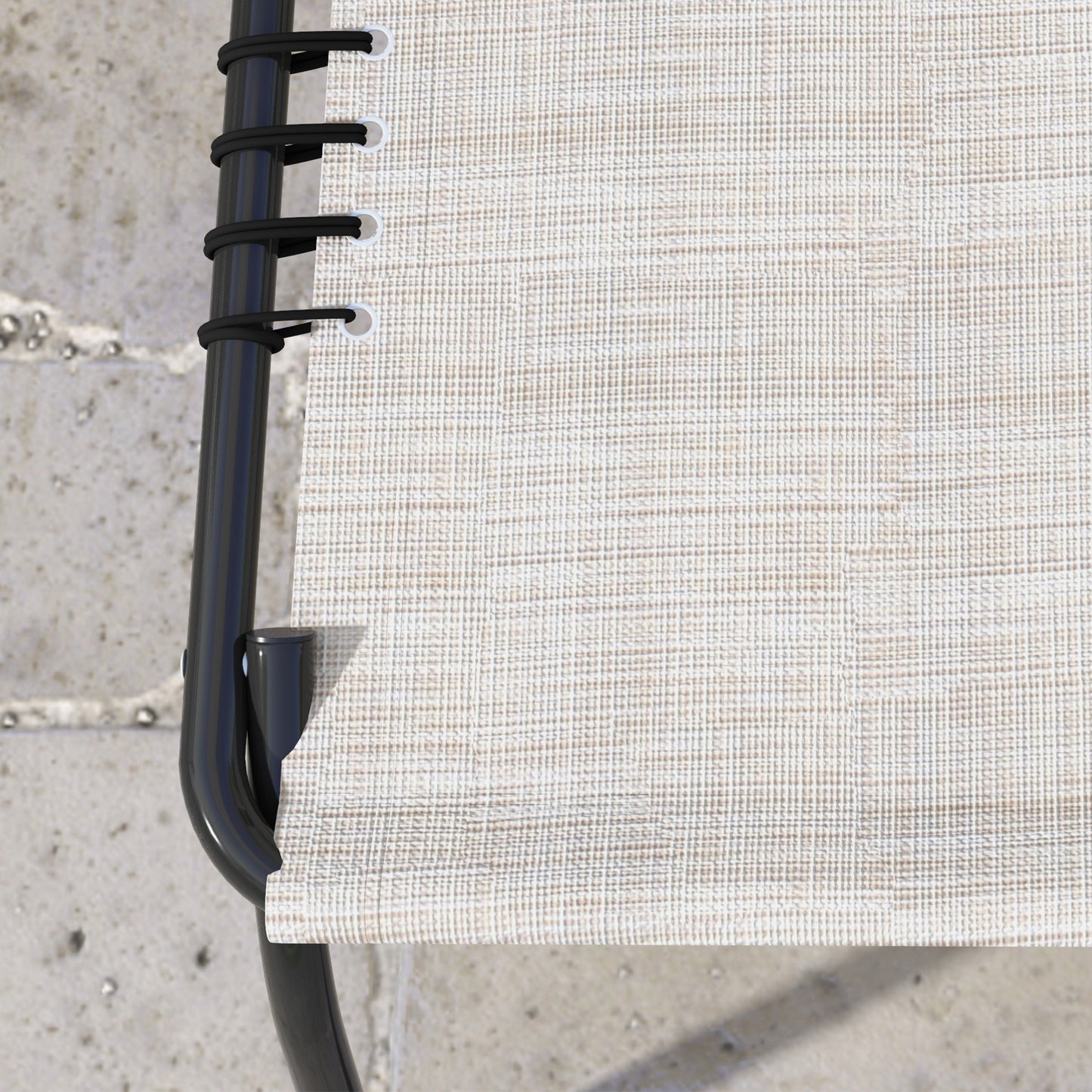 Set of Two Folding Sun Loungers, with Four-Position Backs