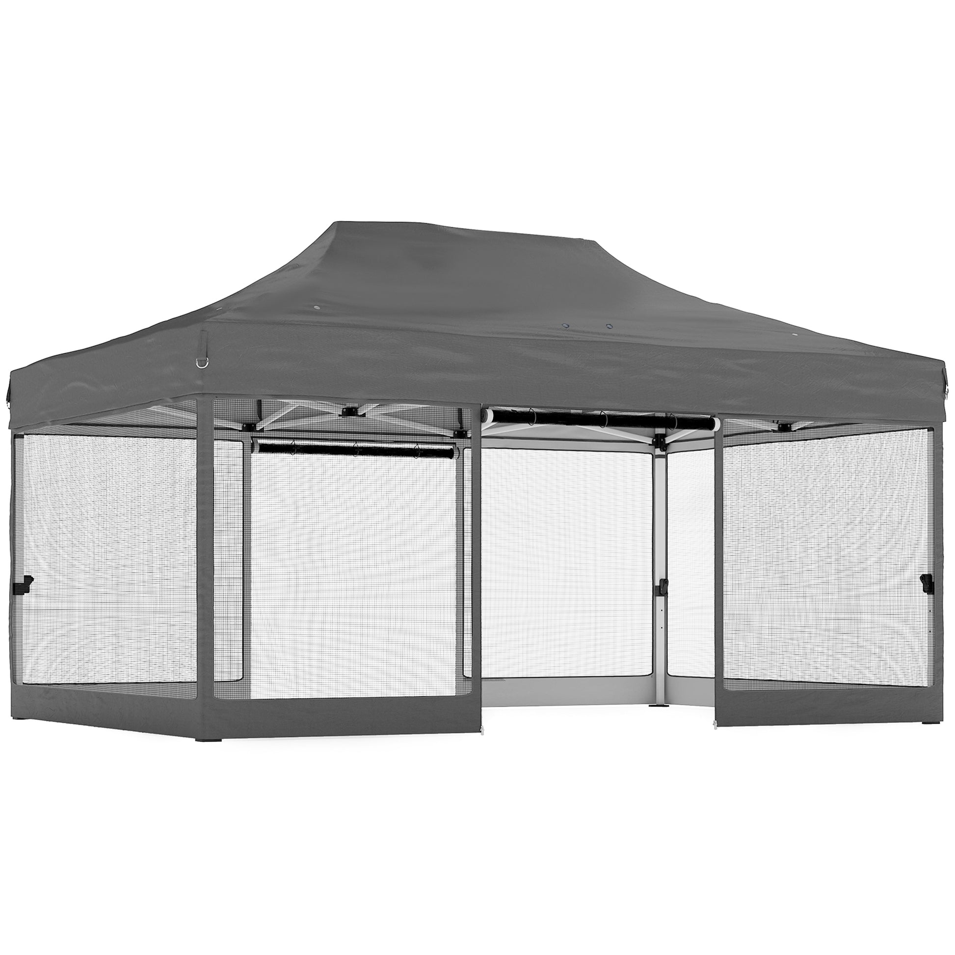 3 x 4.5 m Pop Up Gazebo with Mesh Nettings