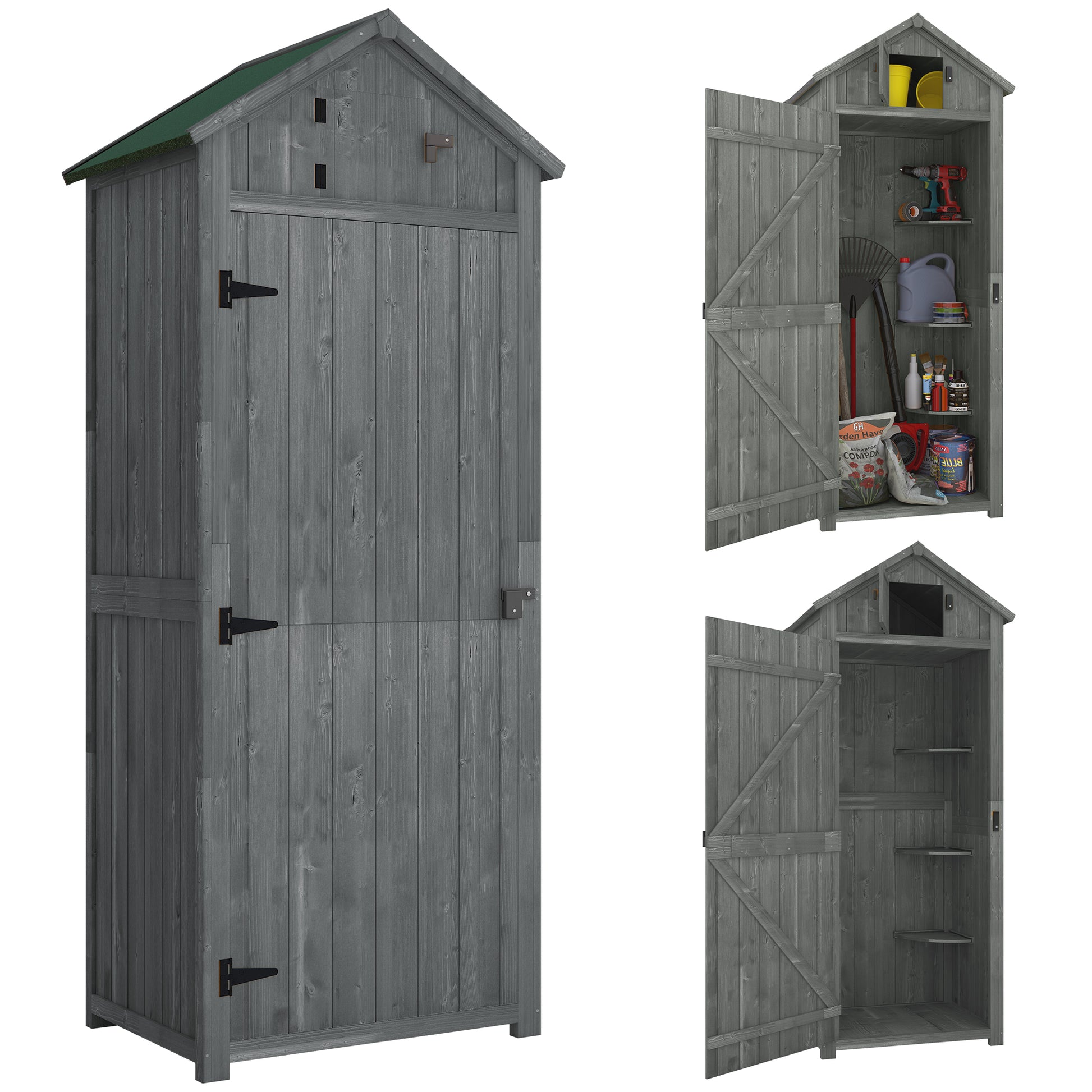 Wooden Garden Shed, Utility Outdoor Small Shed
