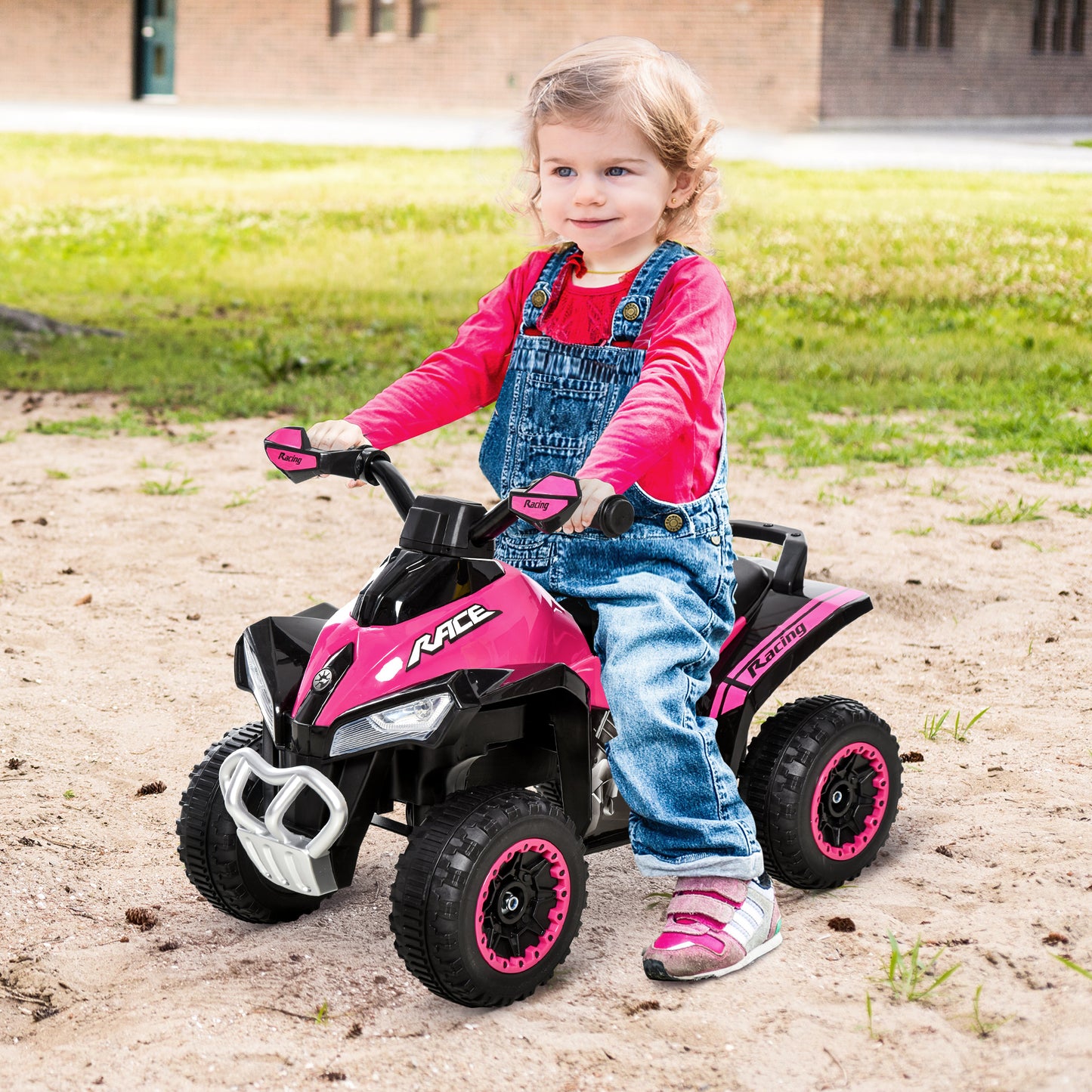 Ride on Toy for Kids 4 Wheel Foot-to-Floor Sliding Walking Car Toy