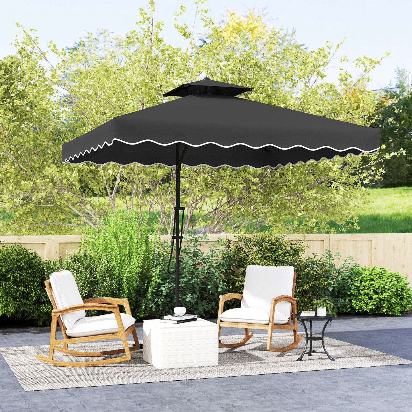 2.5m Cantilever Parasol with Easy Lever