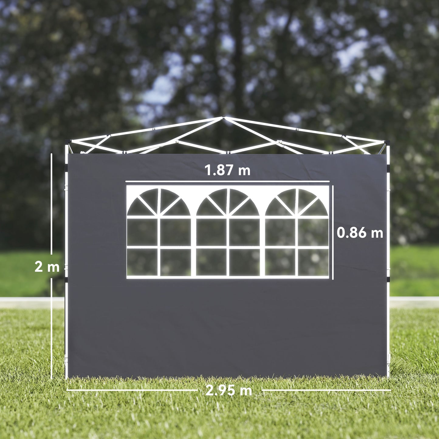 3 Meters Gazebo Replaceable Exchangeable Side Panel Wall Panels